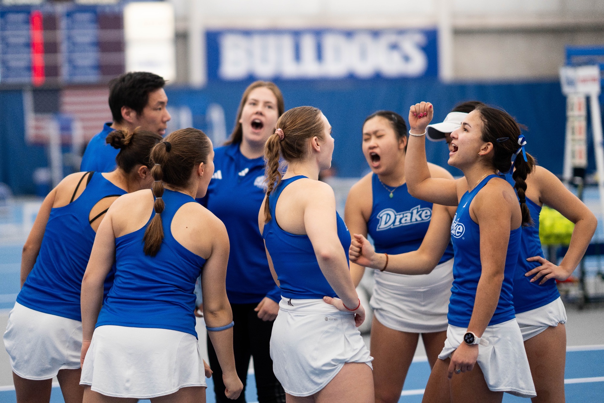 WTEN team huddle