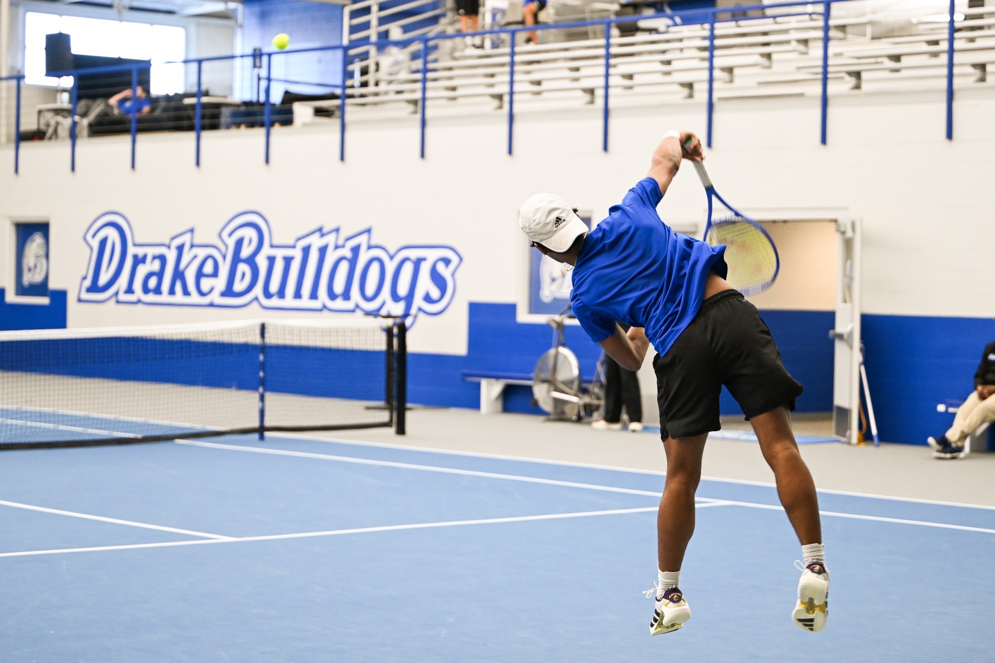 The Drake Mens Tennis team plays against Grandview University on Sunday, February 15th, 2026 at the Roger Knapp Tennis Center on the campus of Drake University in Des Moines, Iowa.
