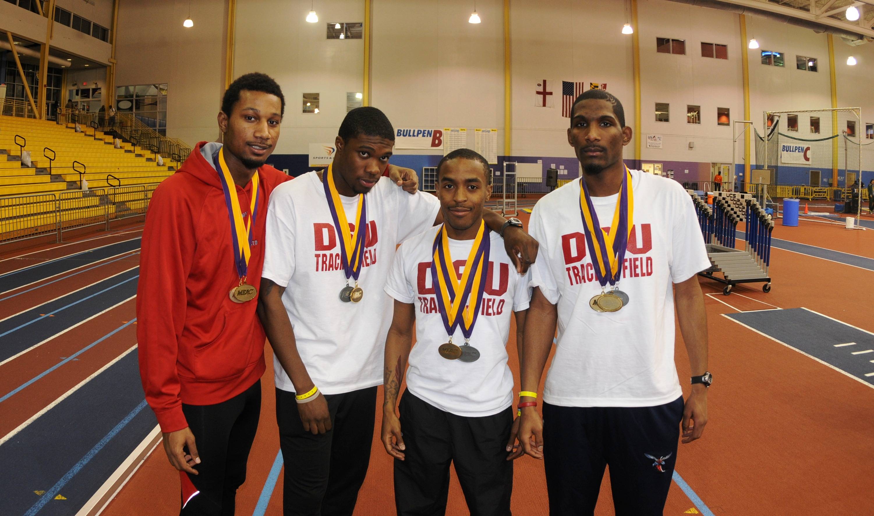 SET MEAC 1600METER RELAY RECORD Delaware State University