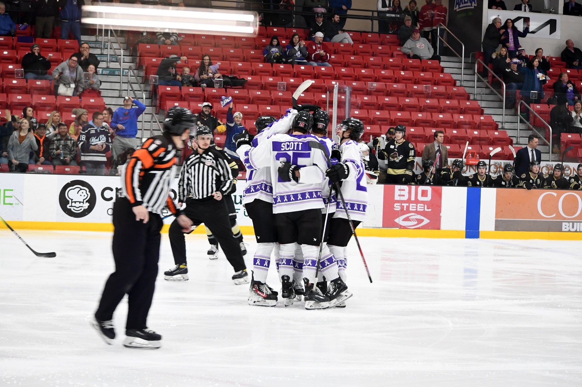 Fighting Saints Erupt for Eight Goals, Down Lumberjacks Dubuque