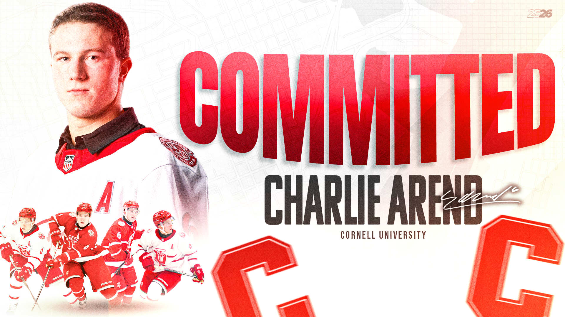 Charlie Arend Committed to Cornell University