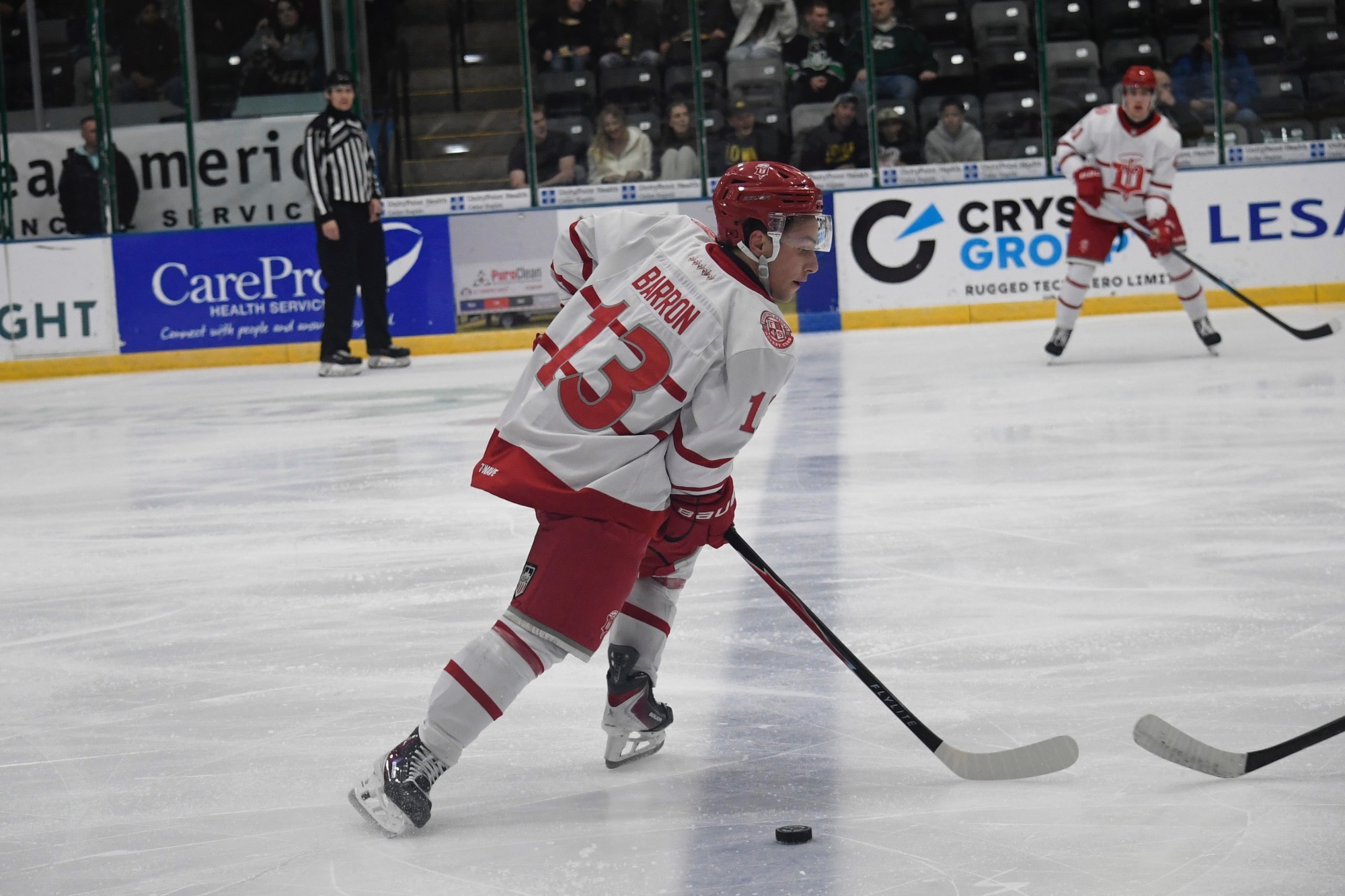Barron skates against Cedar Rapids