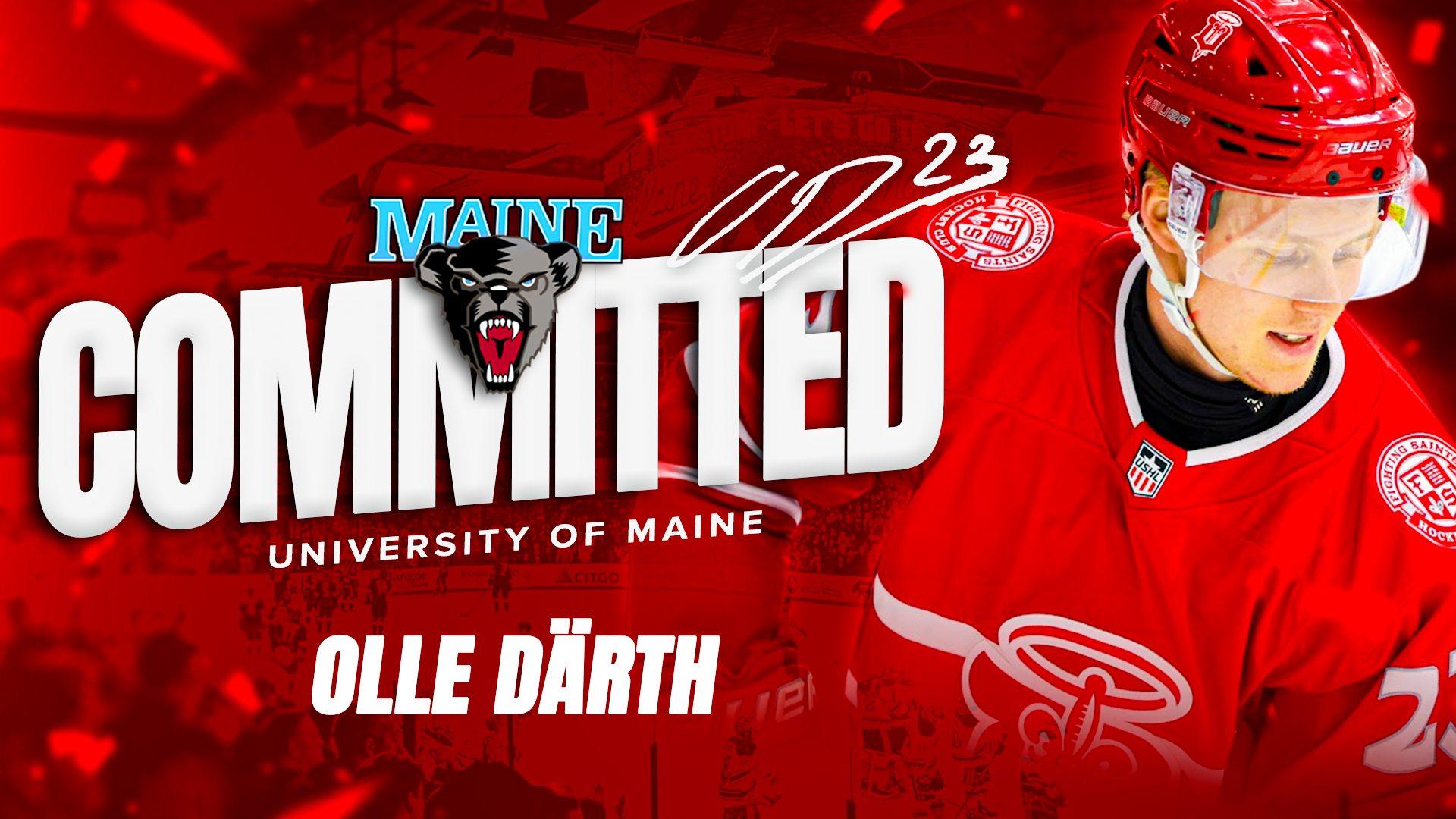 Darth makes commitment to Maine