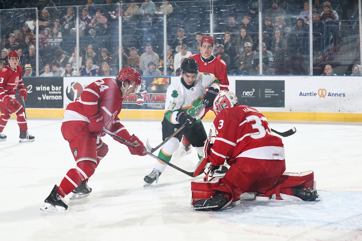 Hambálek makes save against Phantoms on March 13