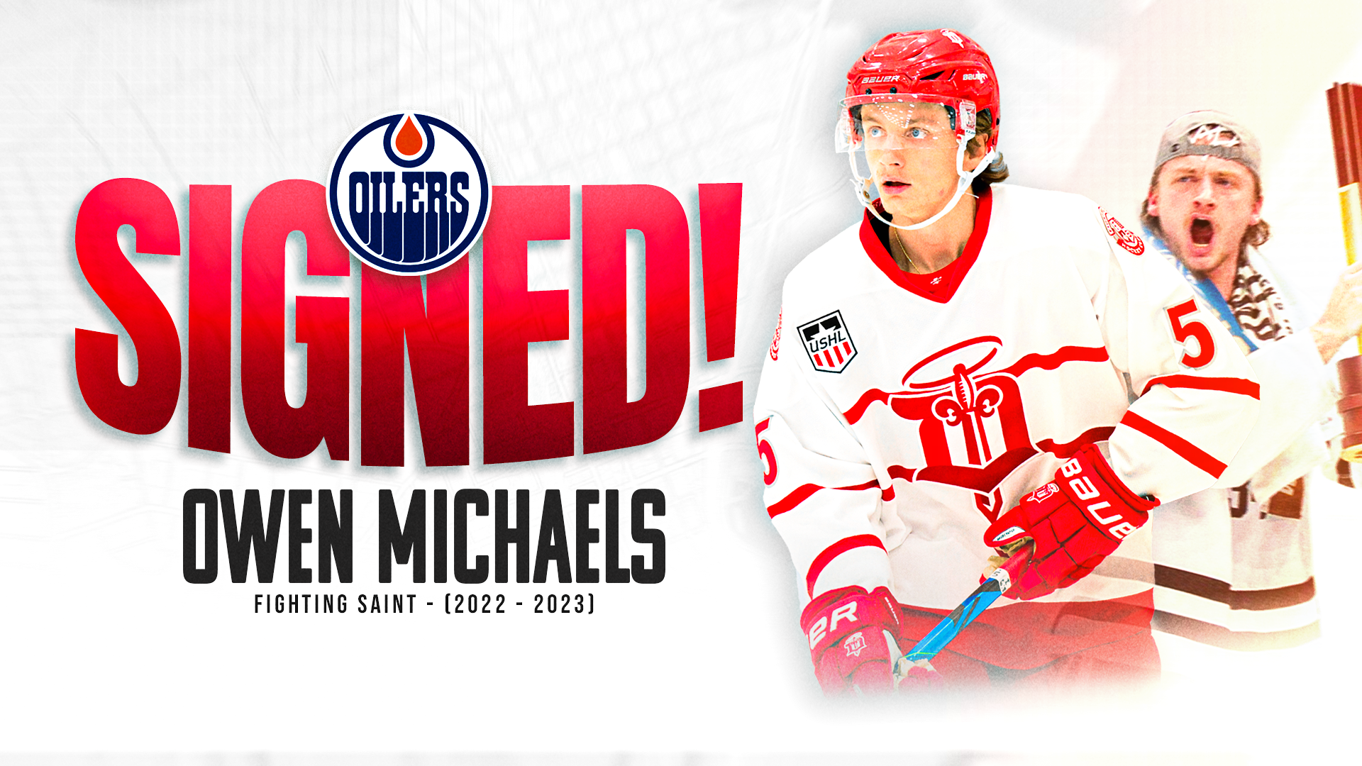 Owen Michaels signs contract with Edmonton Oilers