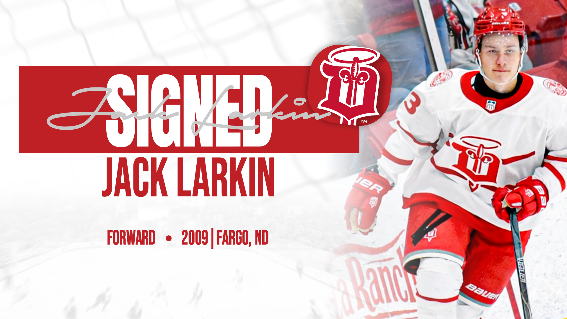 Jack Larkin Signs USHL Standard Player Development Agreement for 2026-27