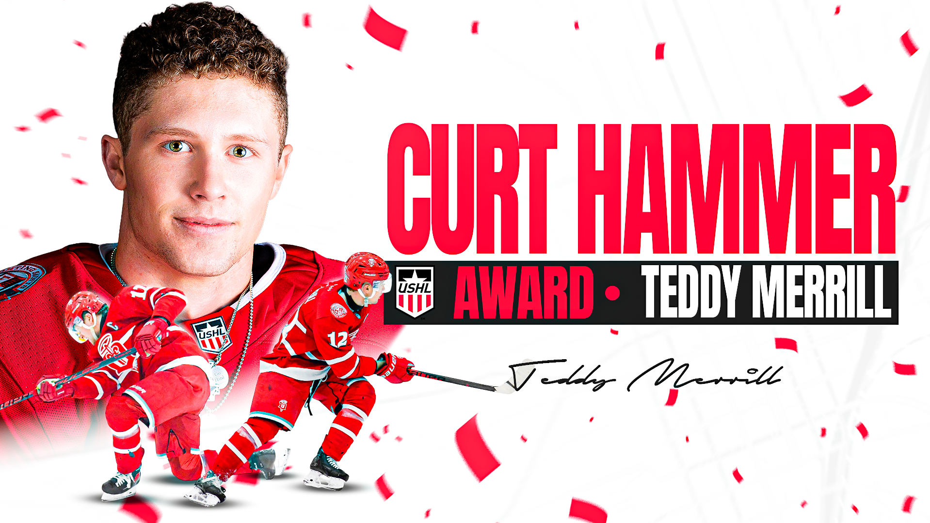 Teddy Merrill Named 2025-26 Curt Hammer Award Recipient