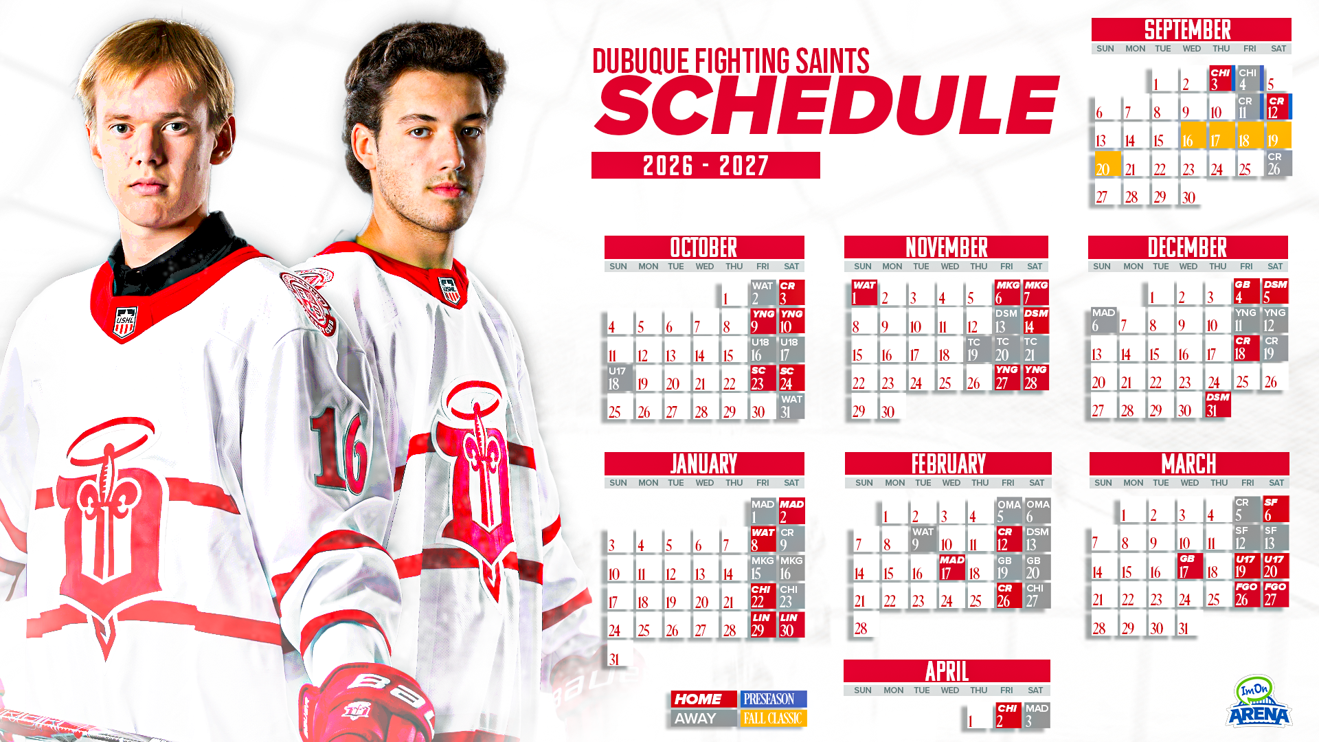 2026-27 Schedule
