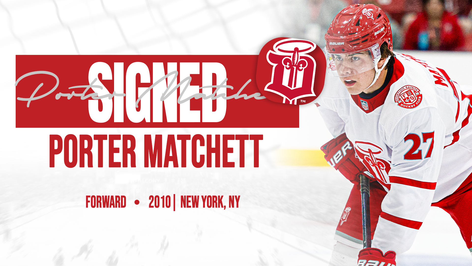 Matchett signing