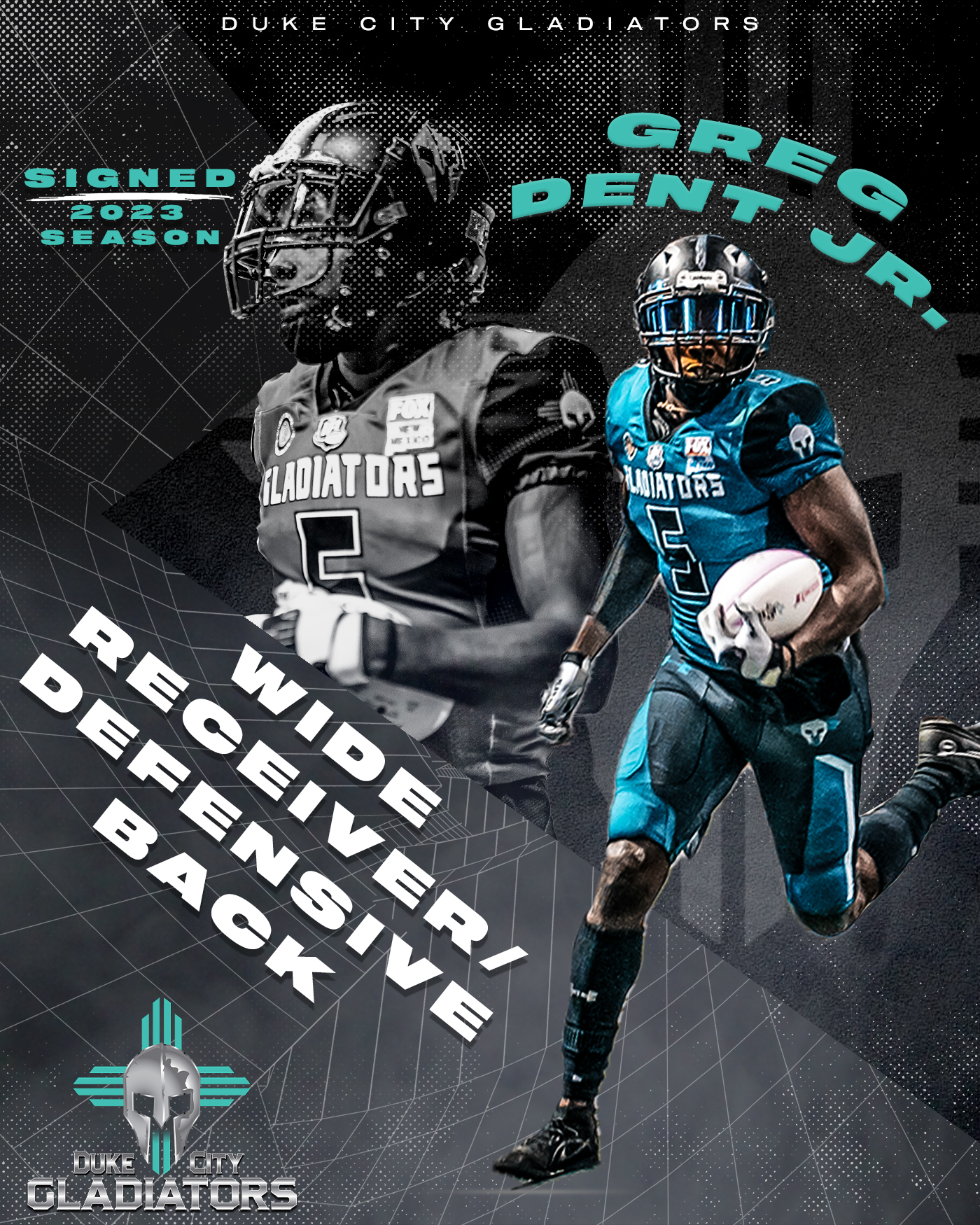 Greg Dent Jr. Signed