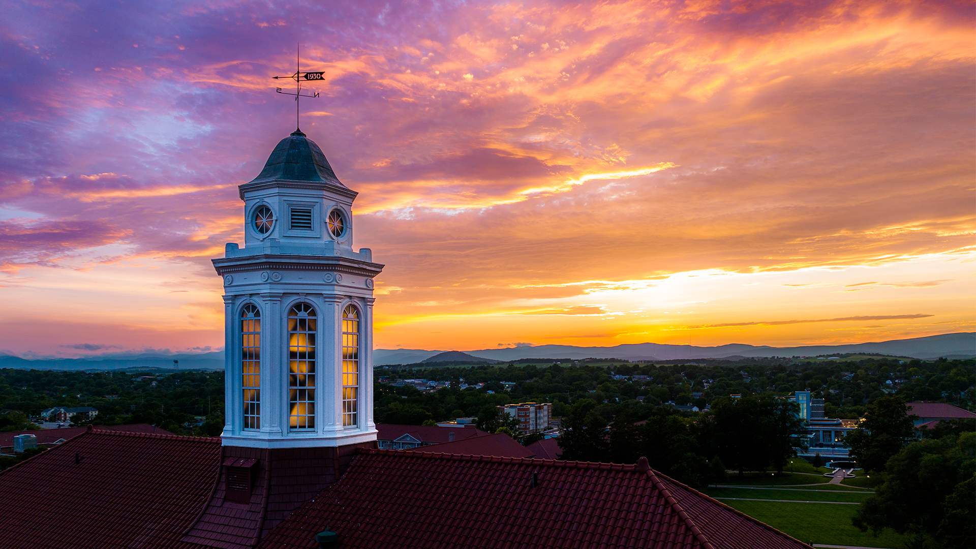 DC Monthly News Campus Sunrise Image 