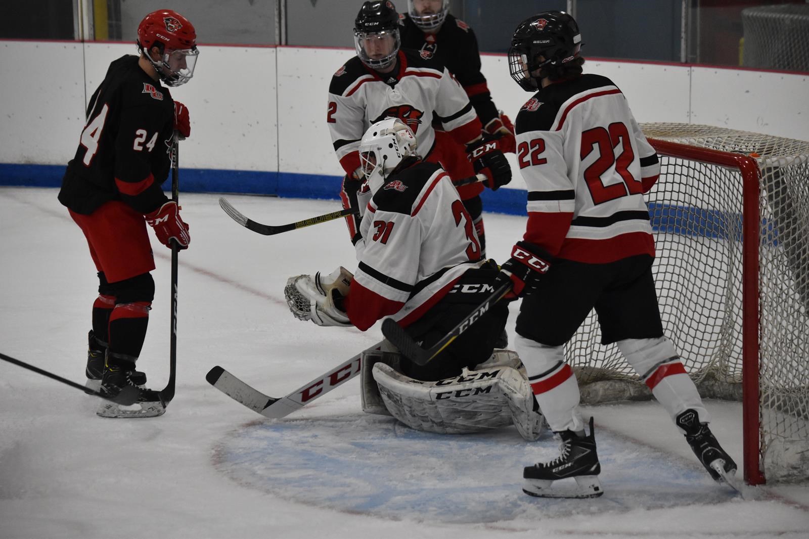 D2 Hockey Wins Battle of the Panthers Davenport University Athletics