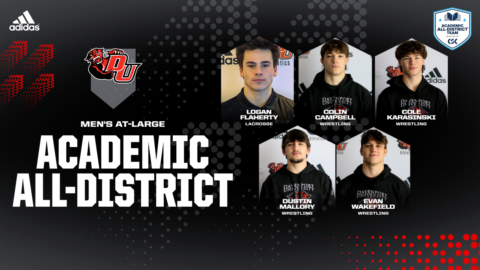 2025 CSC At-Large Male Selections