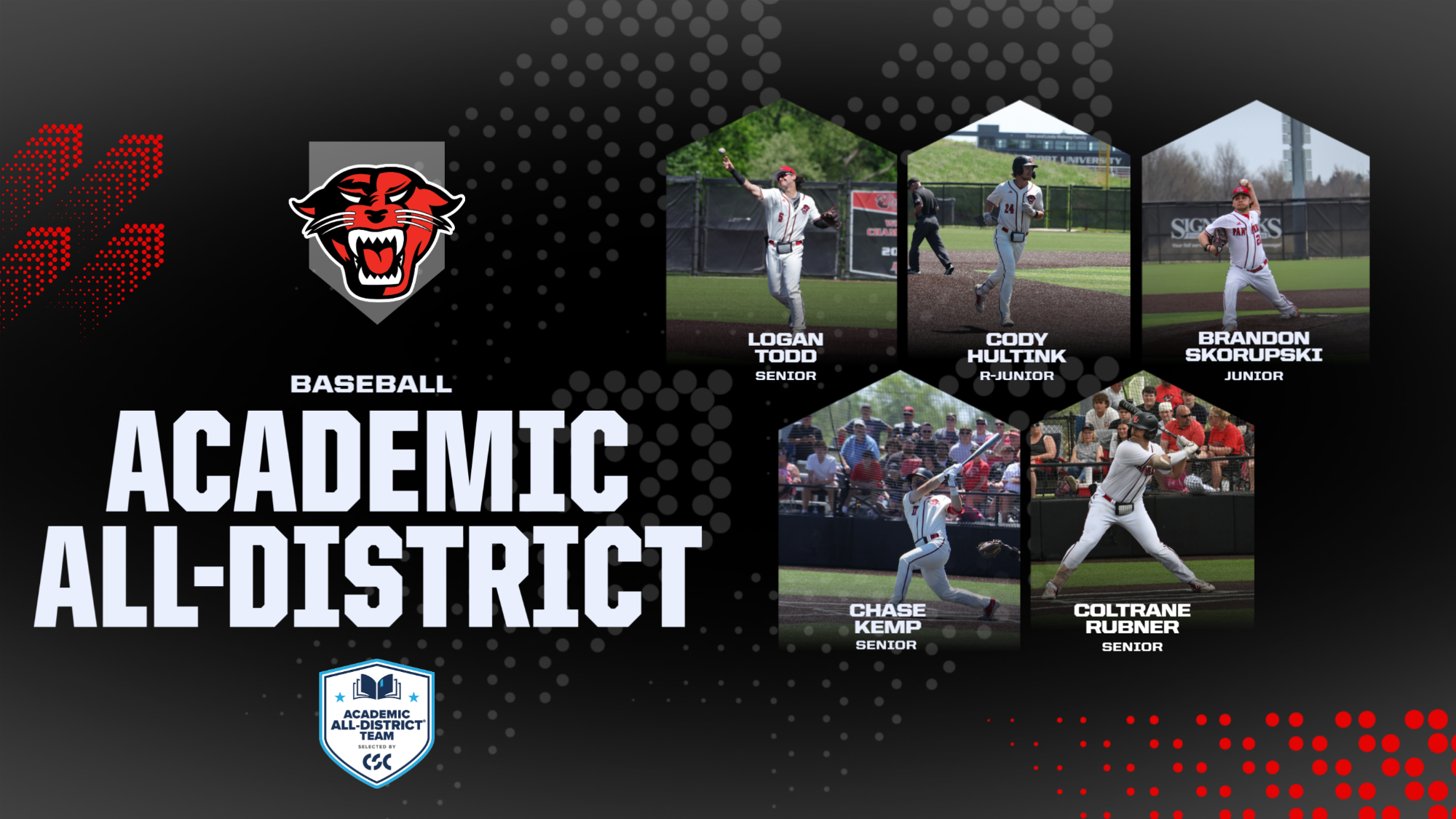 2025 CSC Baseball Academic