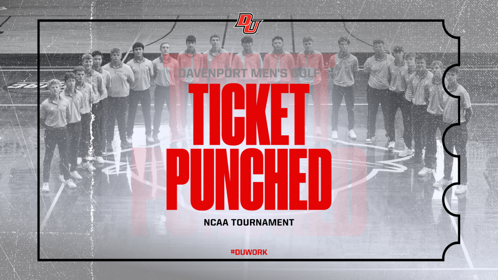 MGOLF Ticket Punched
