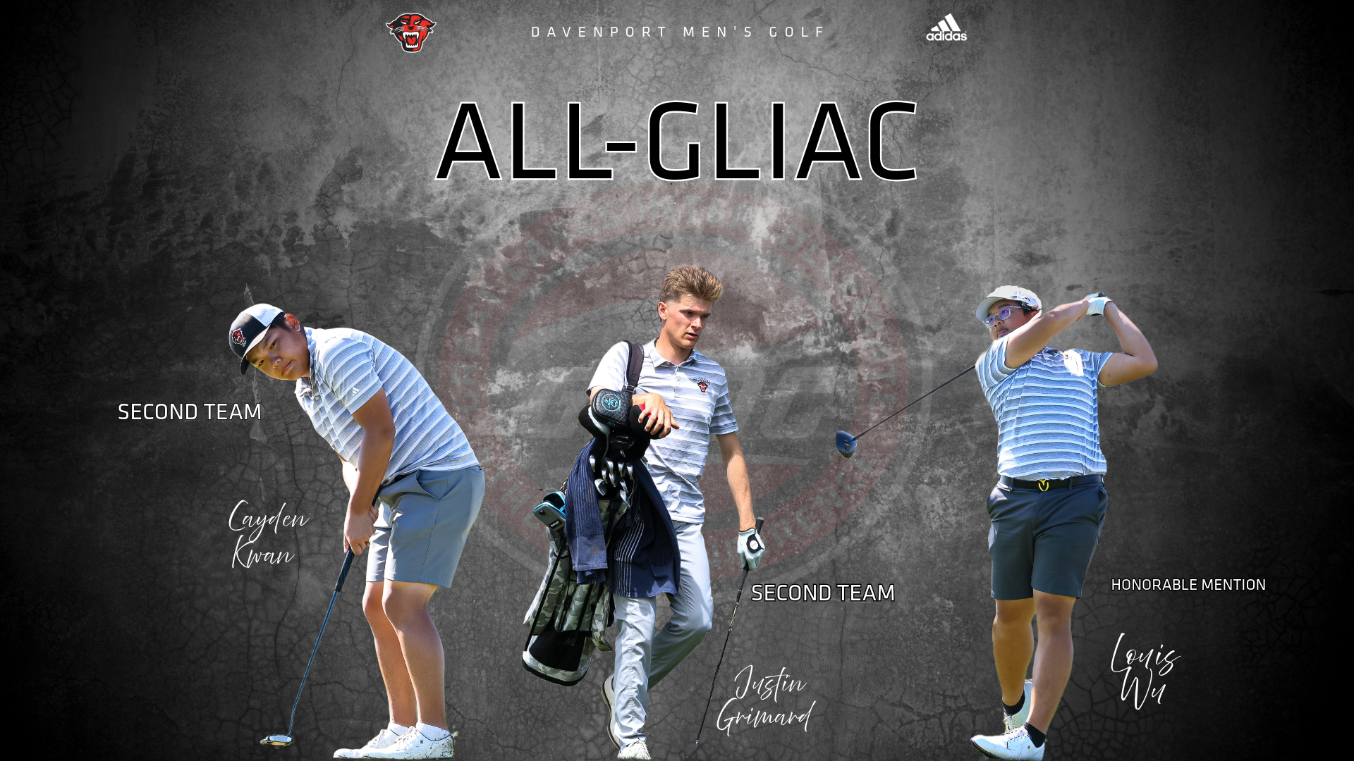 DU Men's Golf All-GLIAC