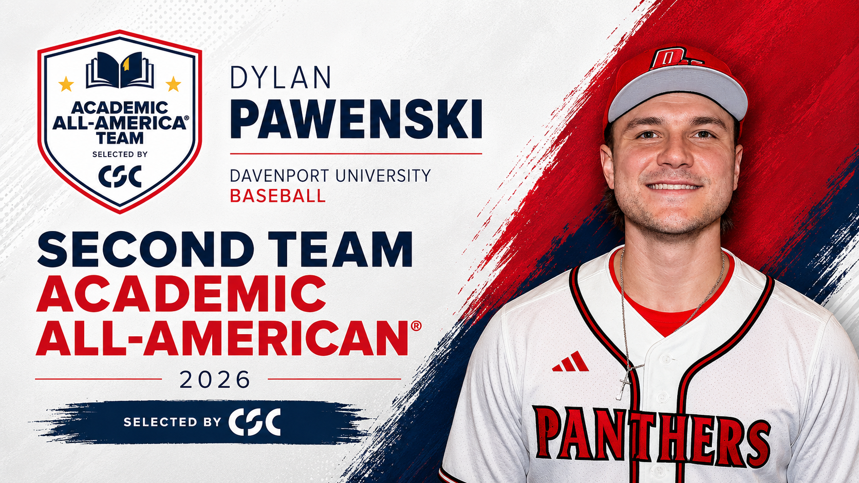 Dylan Pawenski CSC Academic All-American
