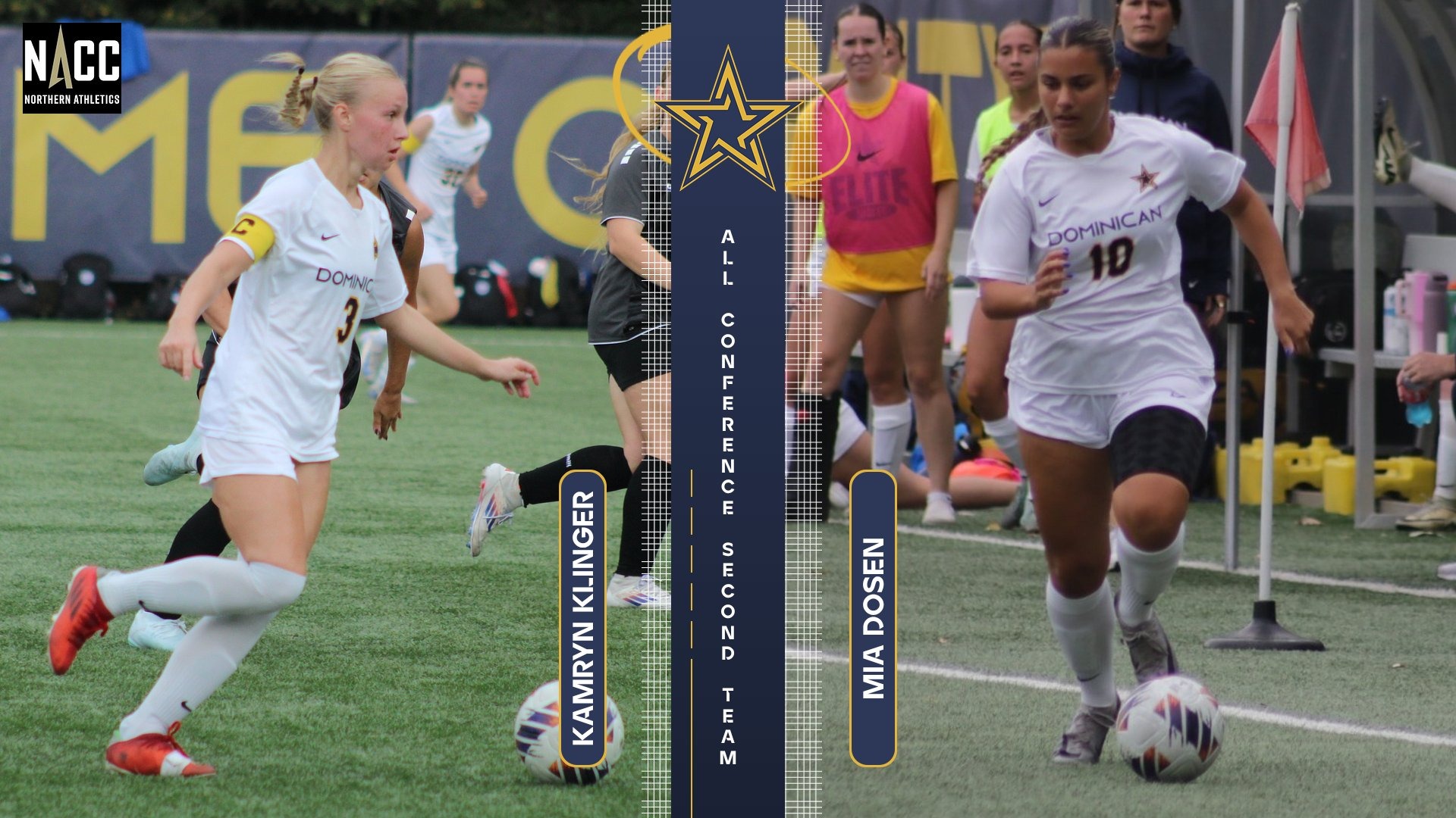 Klinger and Dosen NACC All-Conference Second Team 25