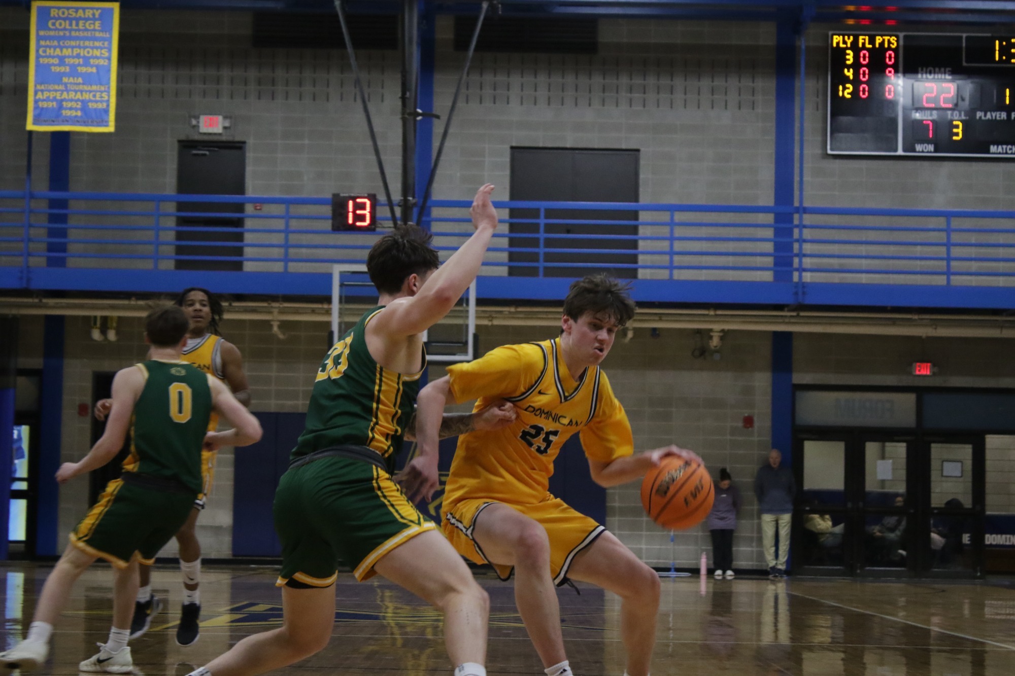 Murphy Backing Down Defender