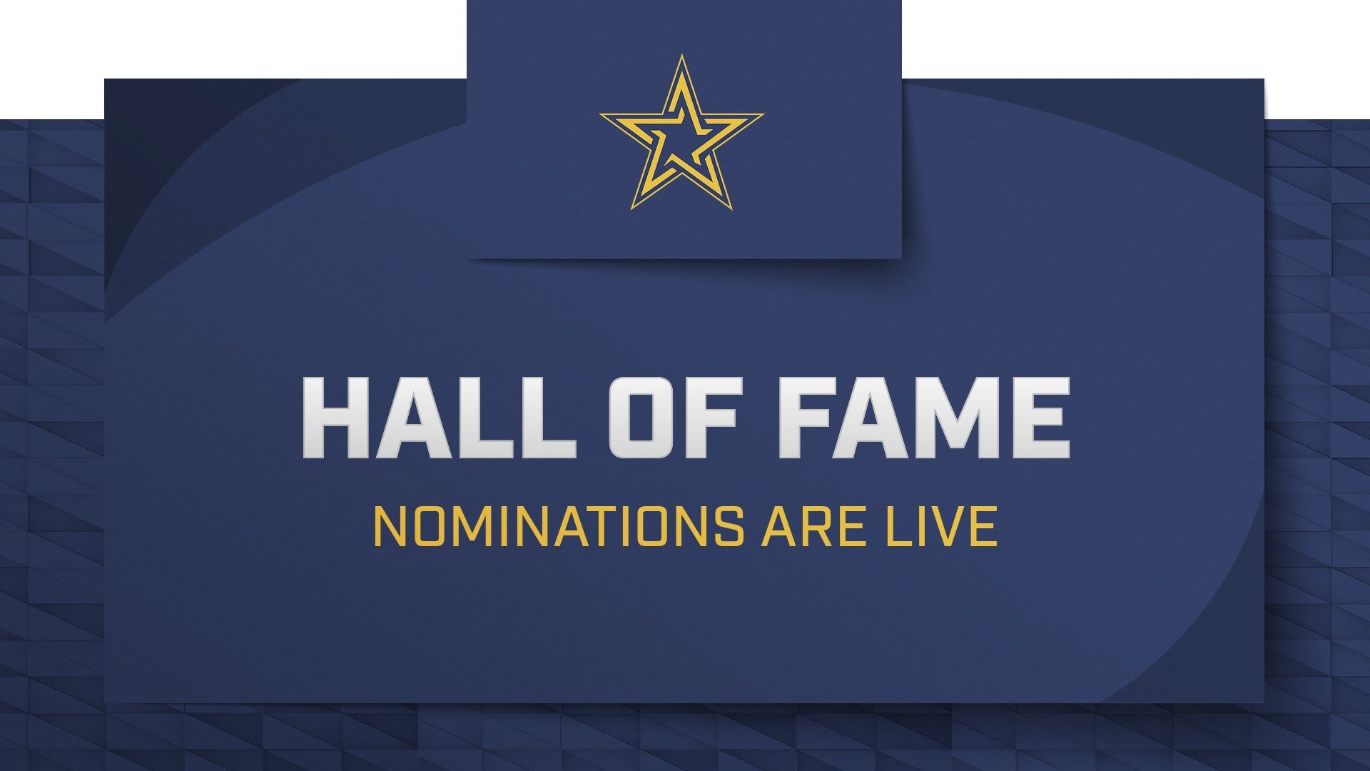 2026 Hall of Fame Nominations are Live