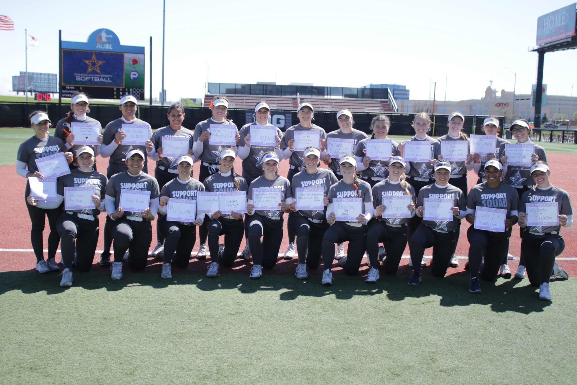 Softball Cancer Photo