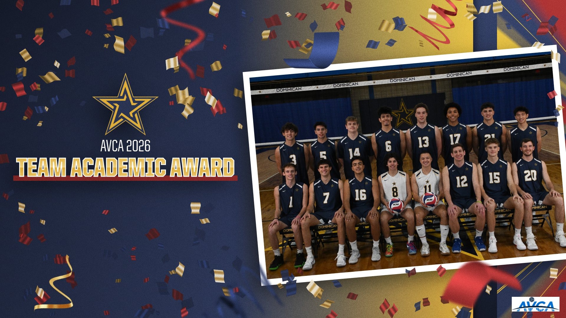2026 MVB AVCA Team Academic Award 