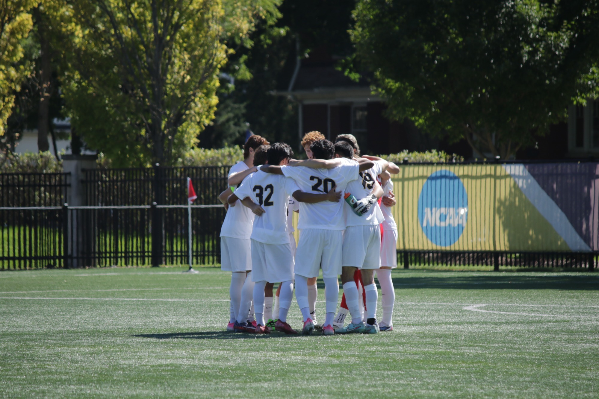 MSOC Pregame Huddle\