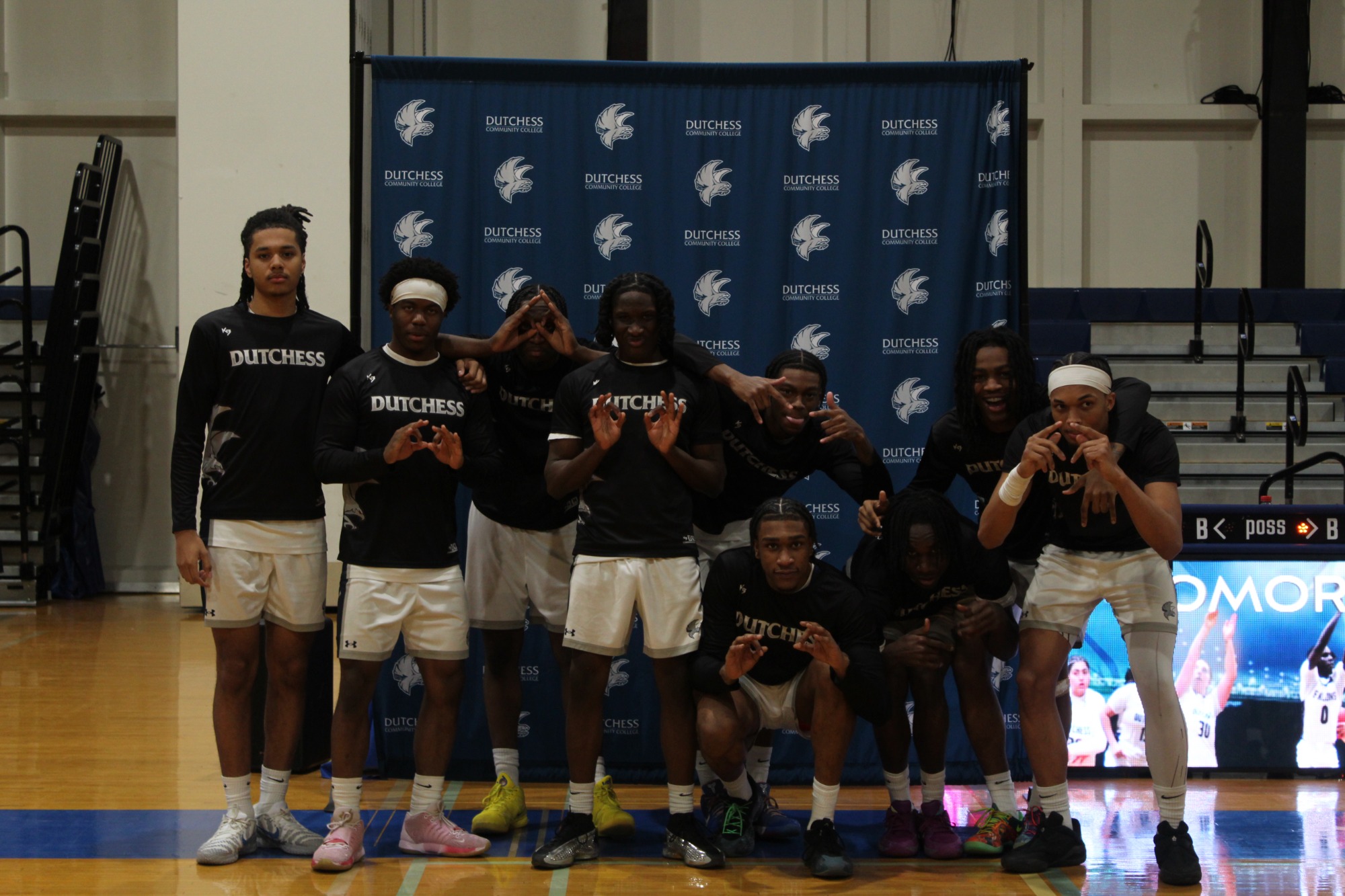 M Basketball Sophomore Night Group 