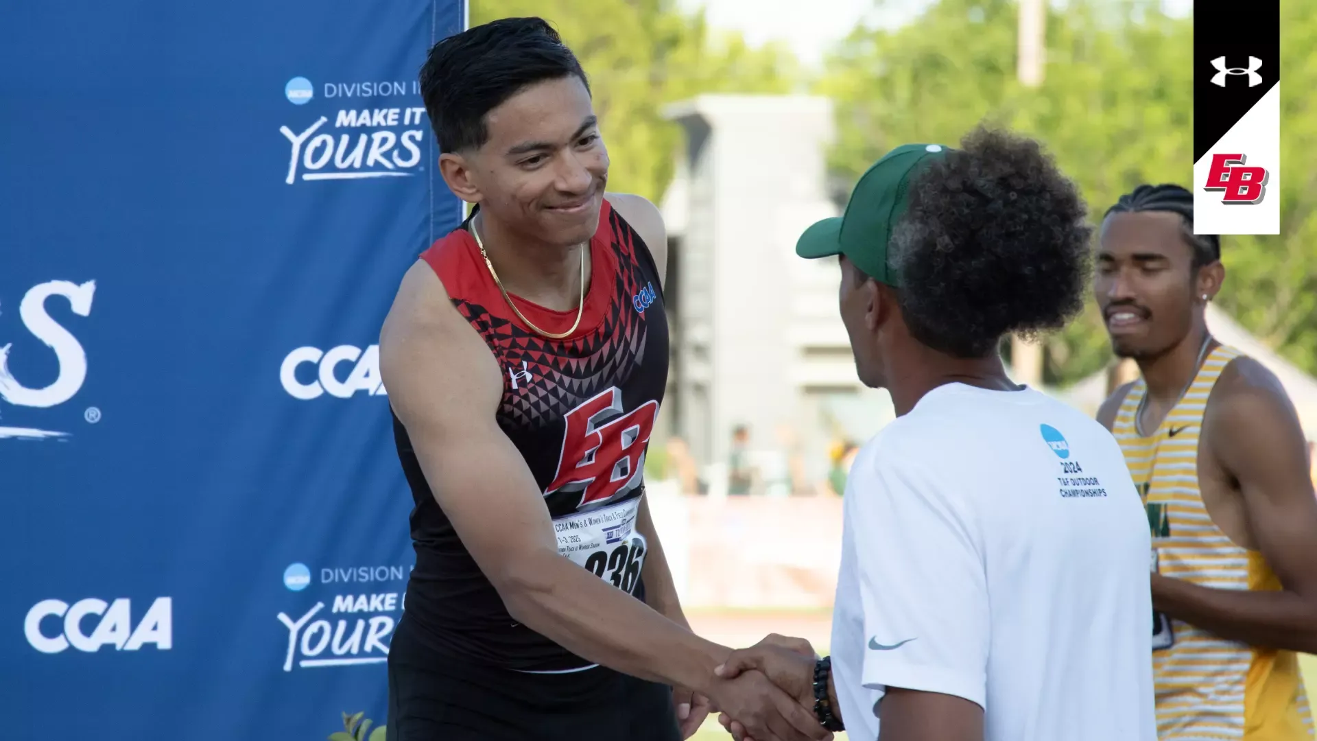 M Greco medal acceptance