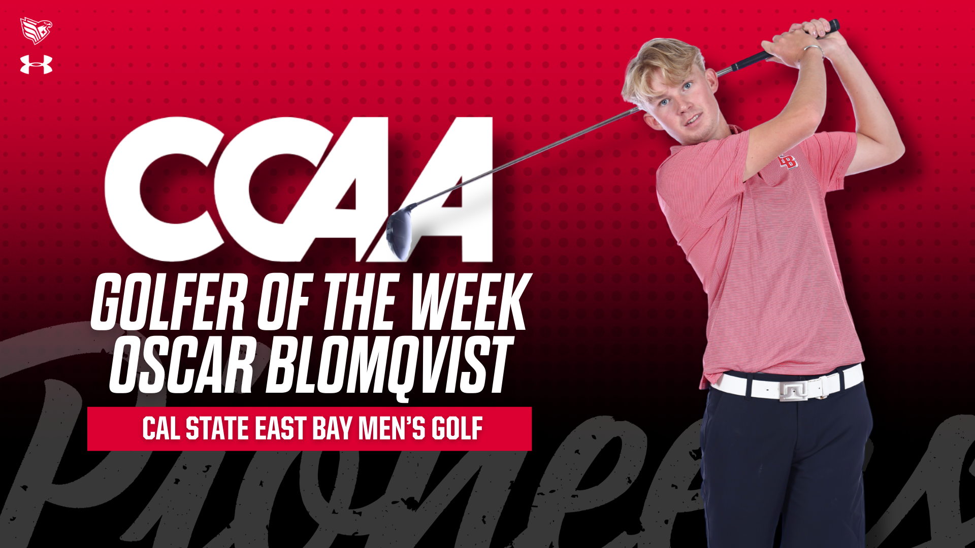 Golfer of the week Oscar 