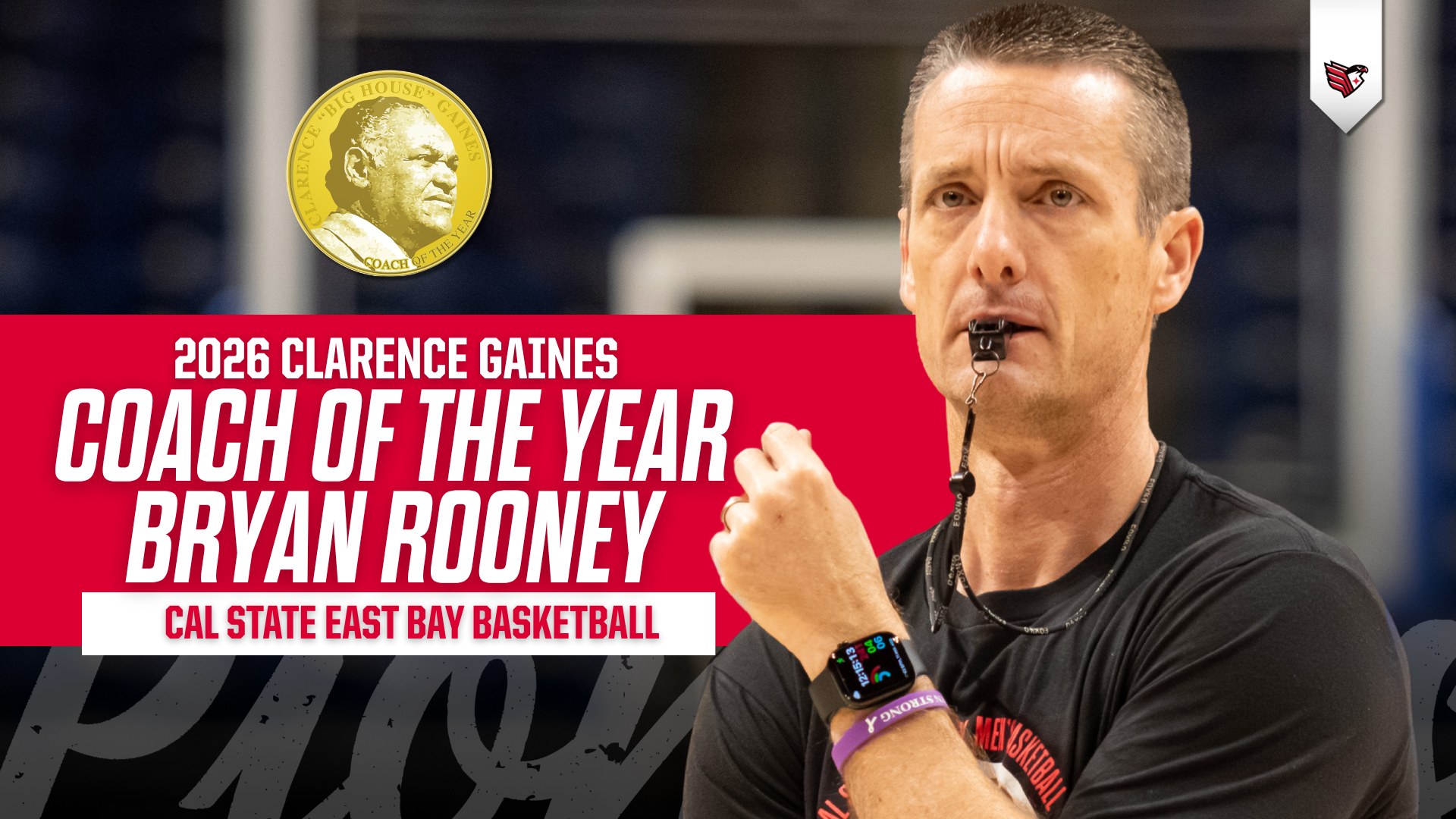 Clarence Gaines award Rooney 