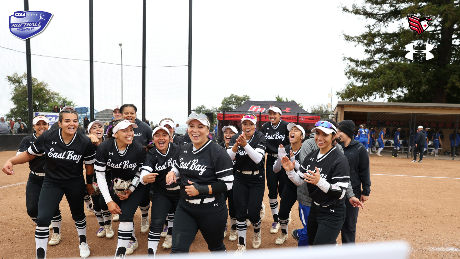 Softball celebration
