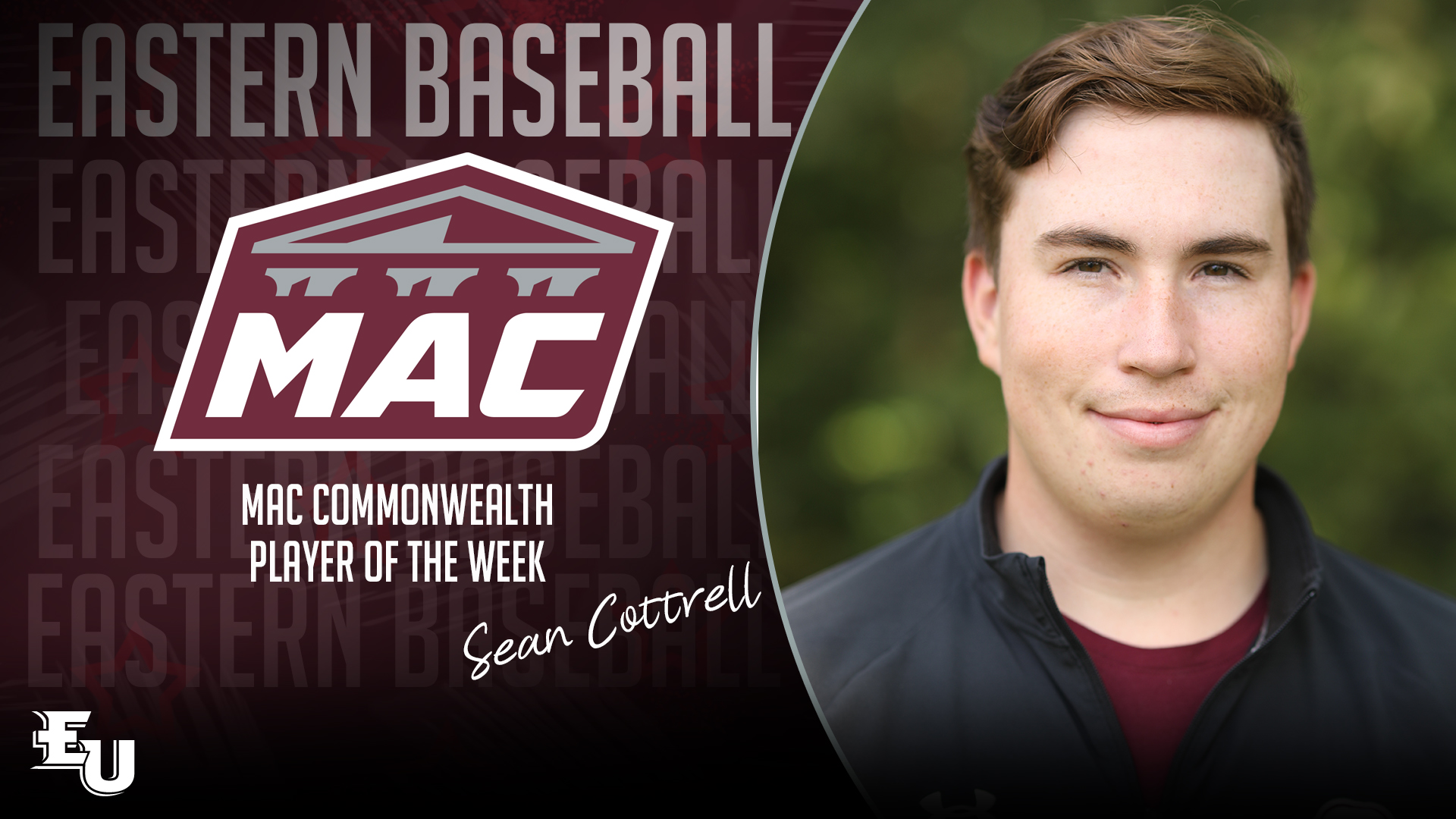 Cottrell Earns MAC Commonwealth PlayeroftheWeek Honor Eastern