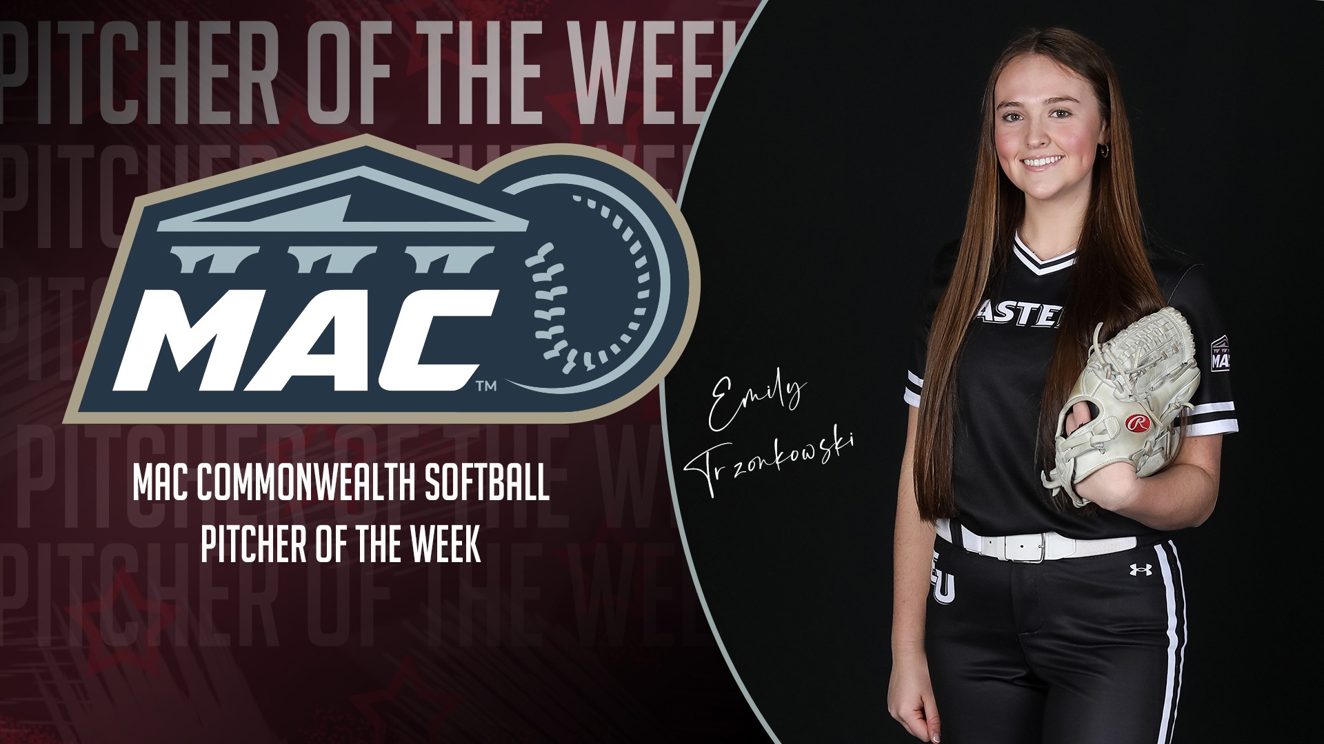 Emily Trzonkowski Pitcher of the Week 
