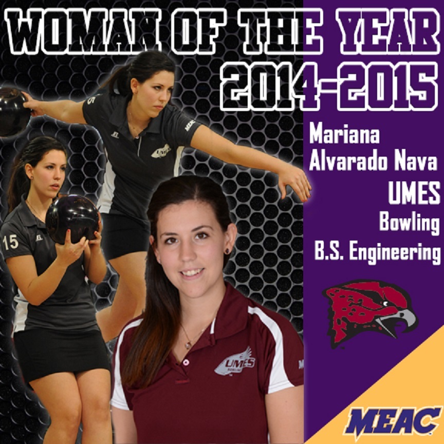 MEAC Woman of the Year, Mariana Alvarado.