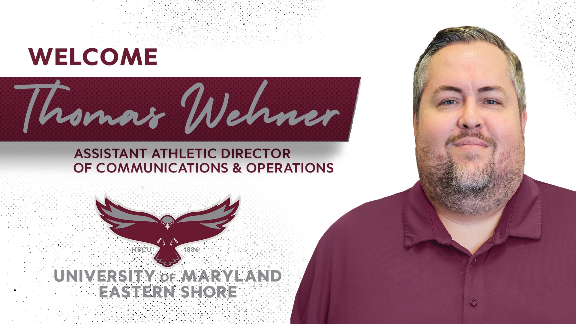 University of Maryland Eastern Shore announces Thomas Wehner as new