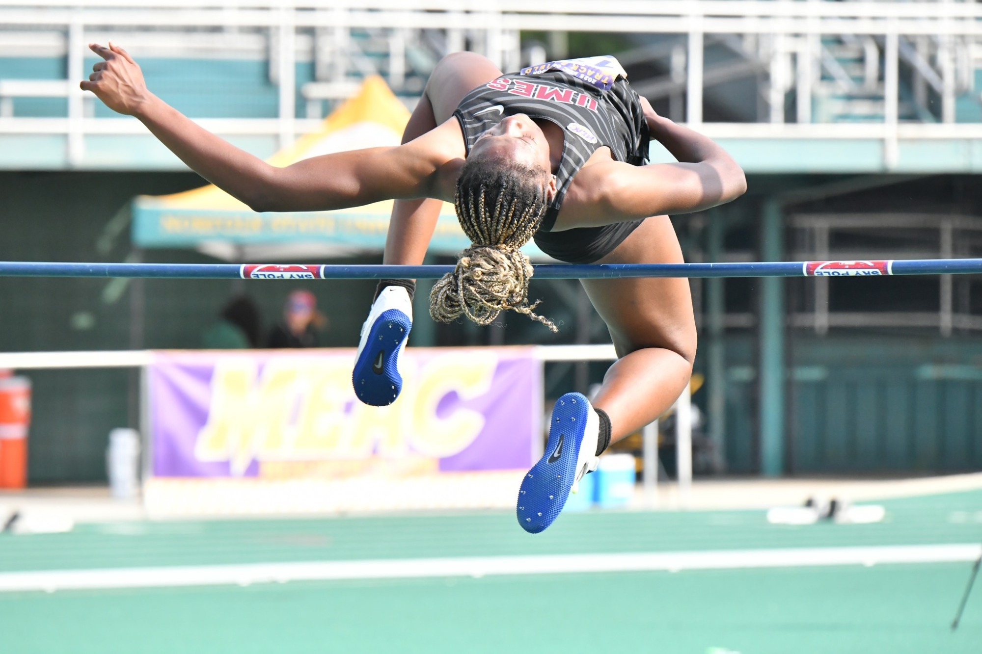 Simms in high jump