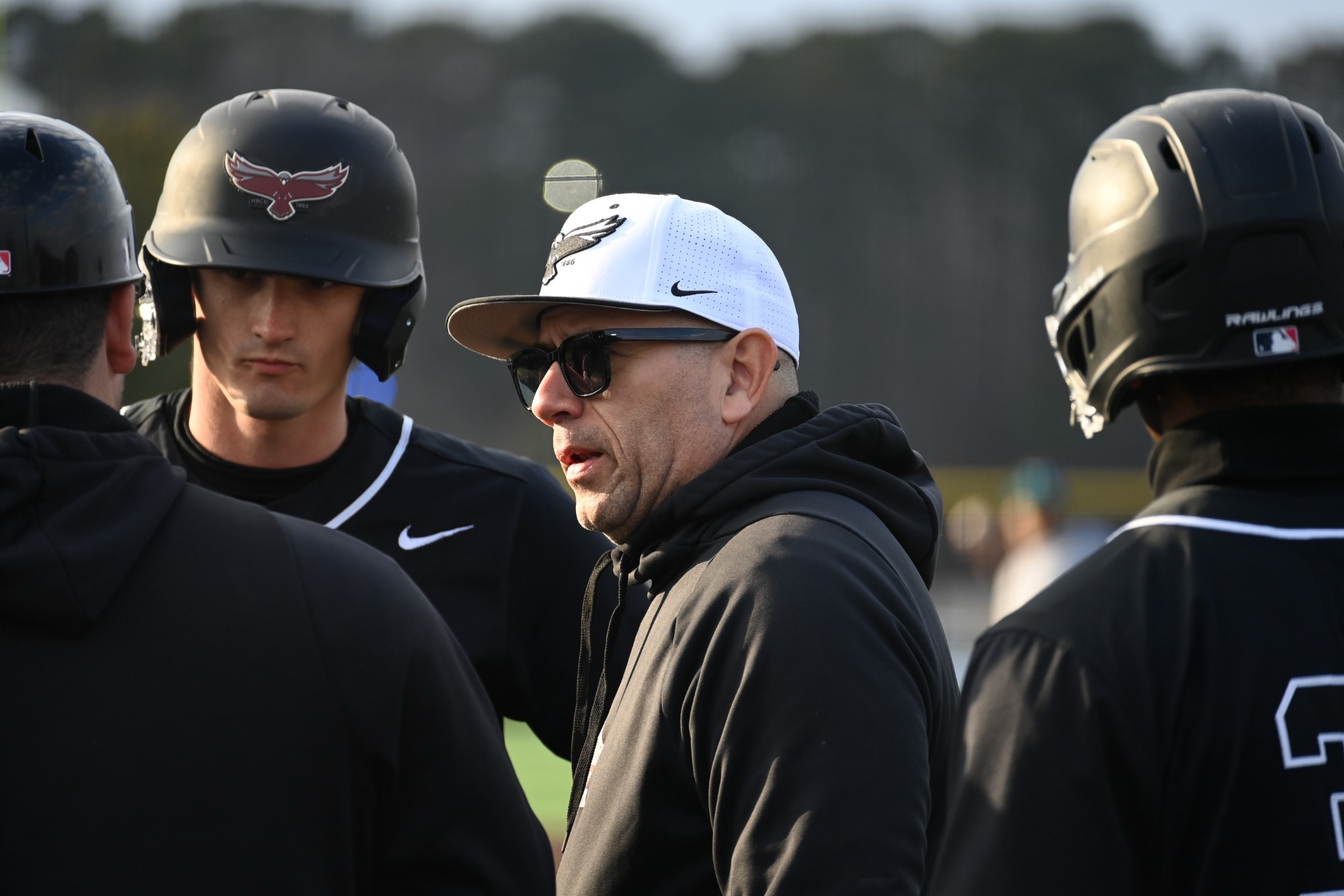 Danny Acosta coaching his team