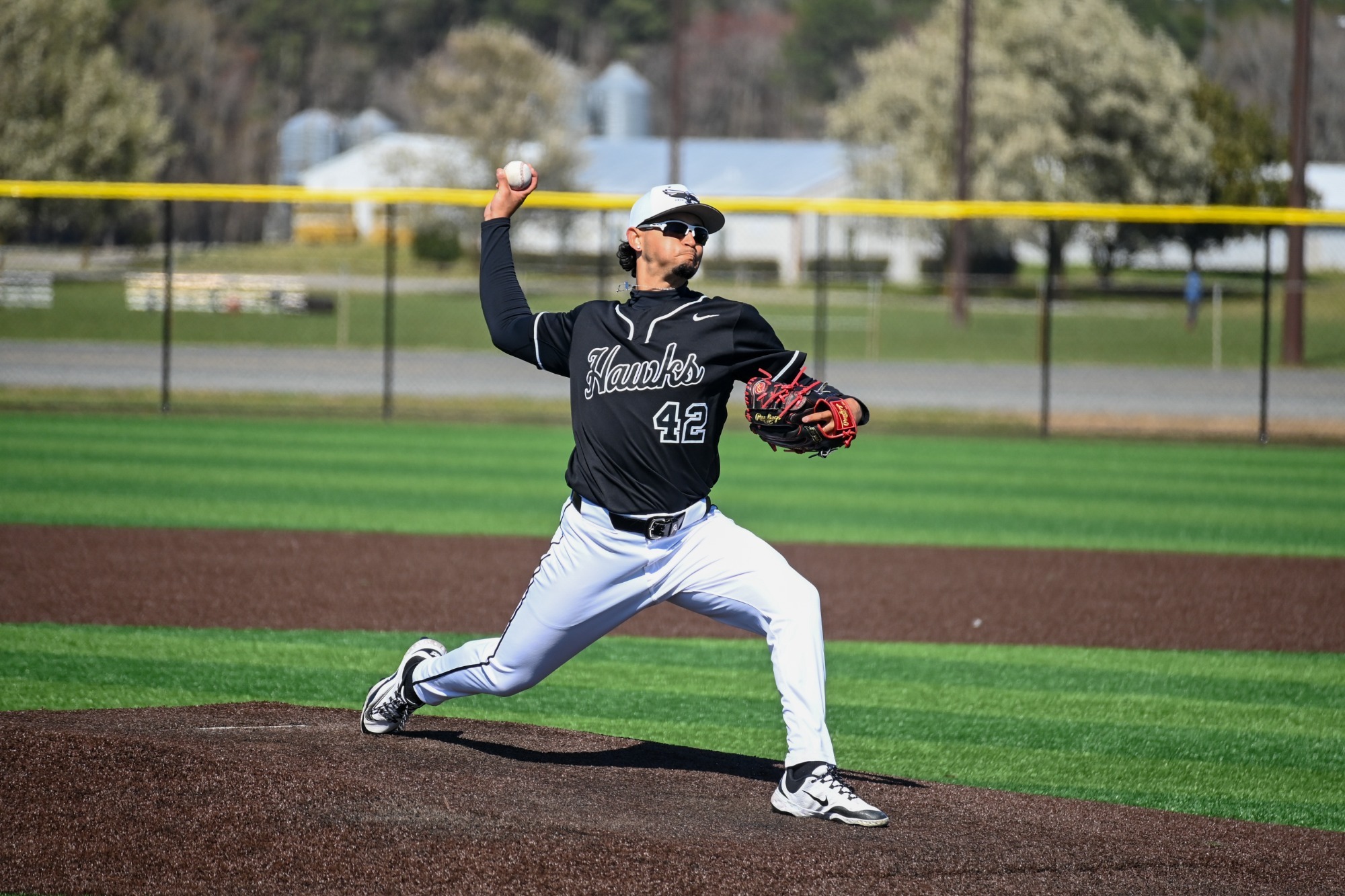 Henry Clausell on the mound