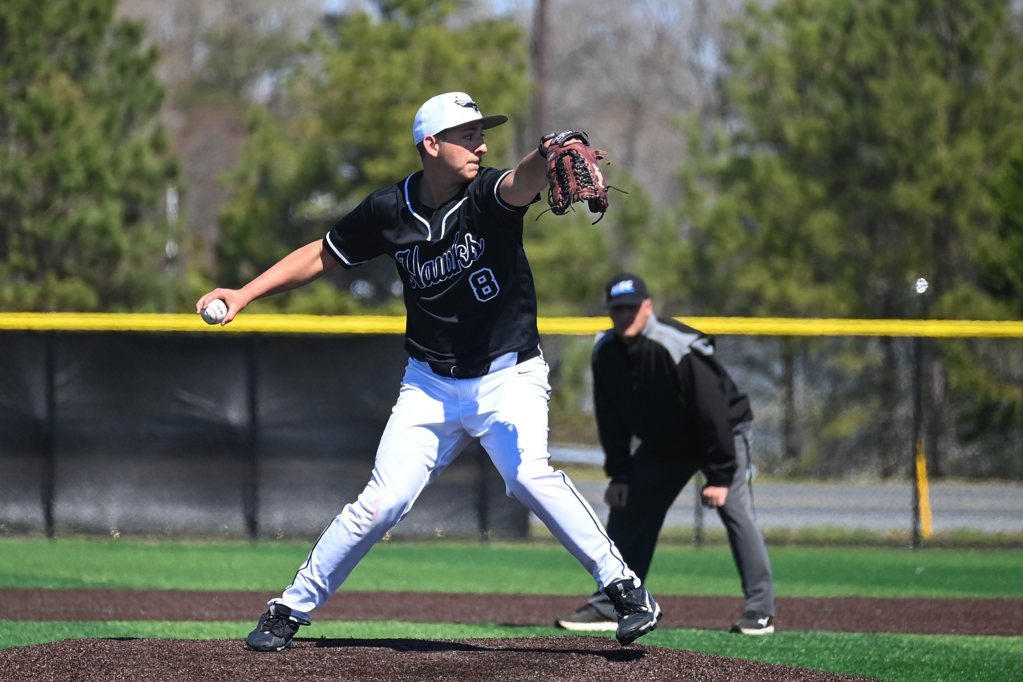 Cade Williams on the mound