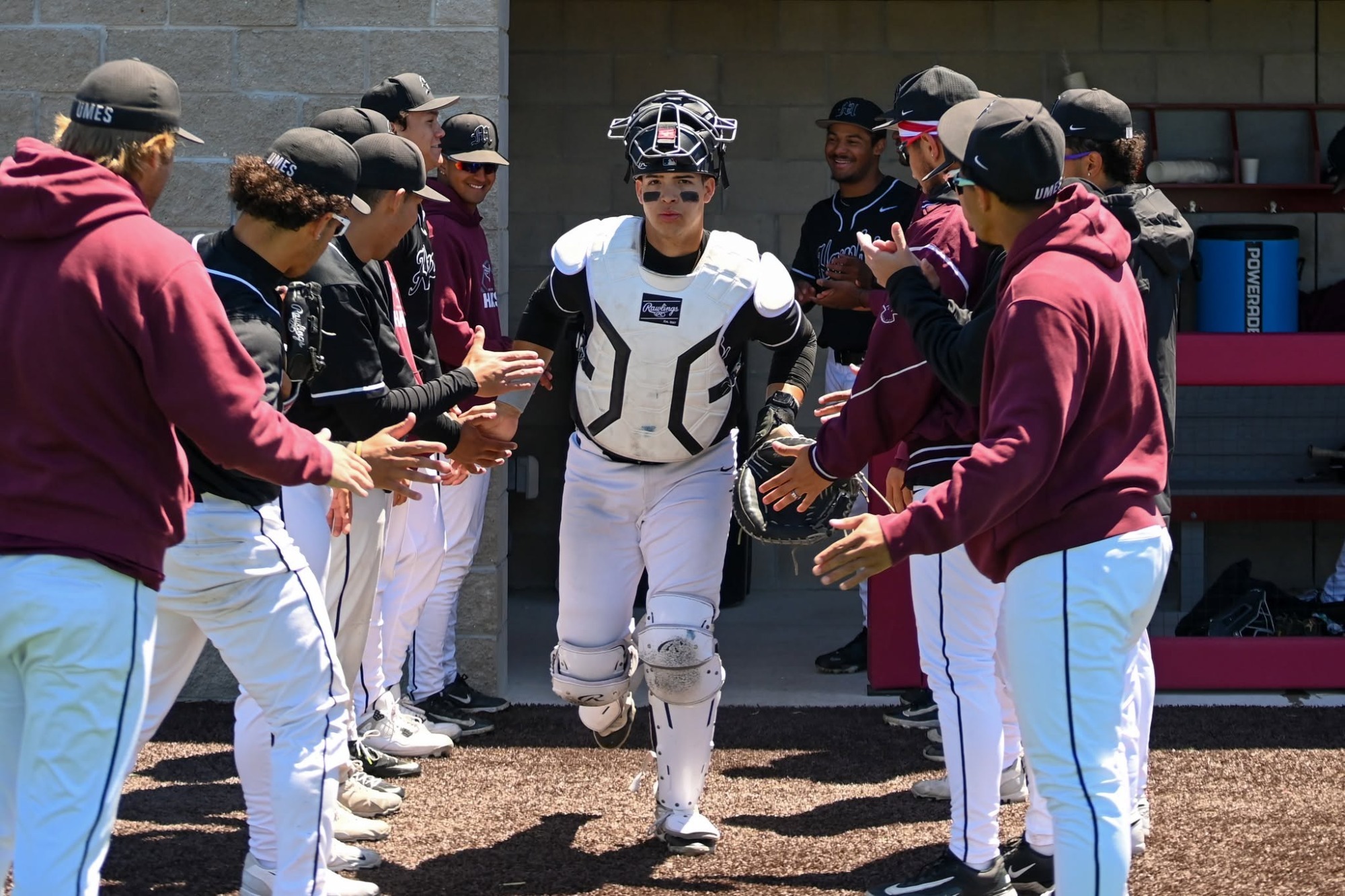 Gonzalez Perez during final game of collegiate career