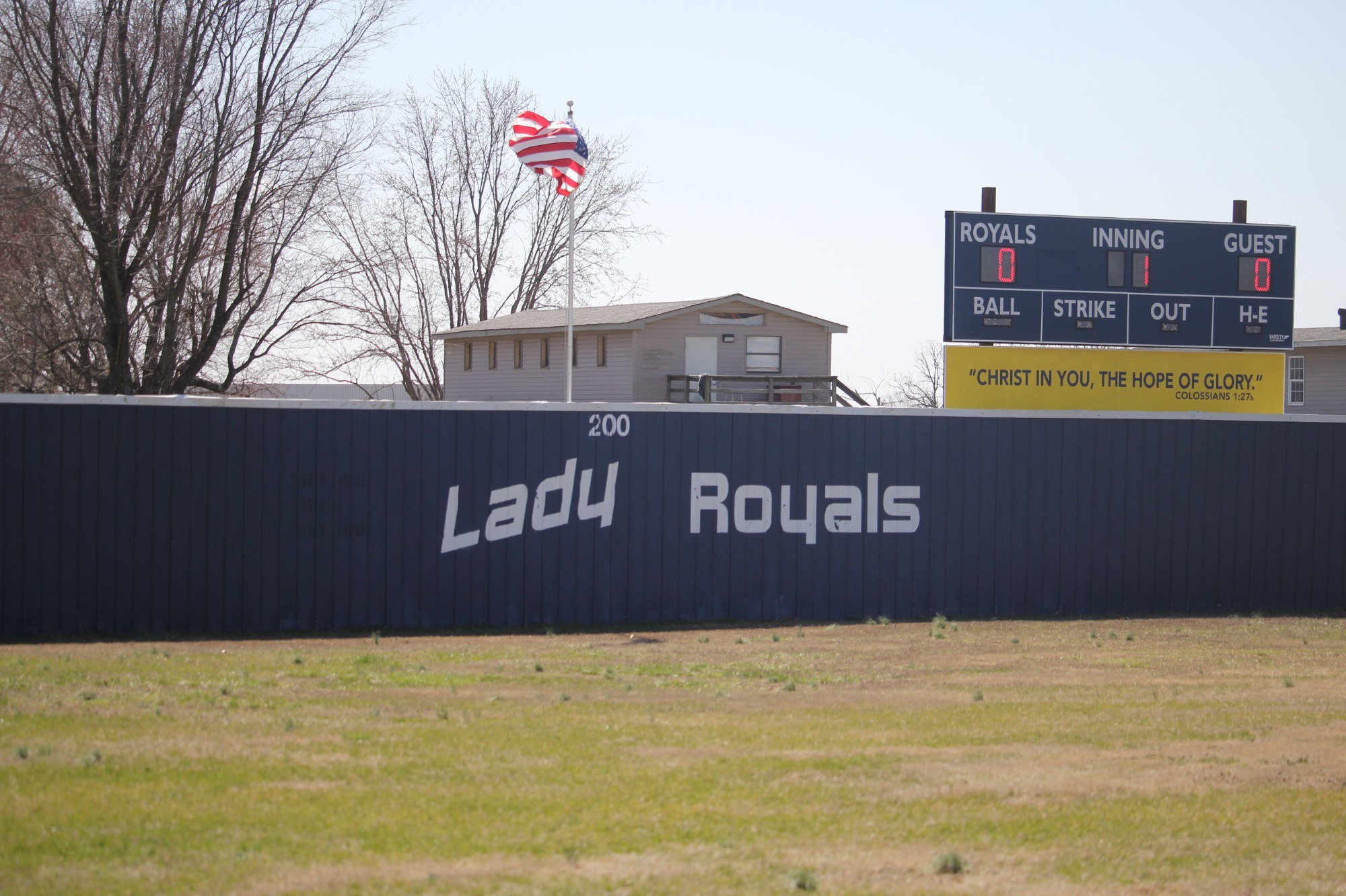 Softball field