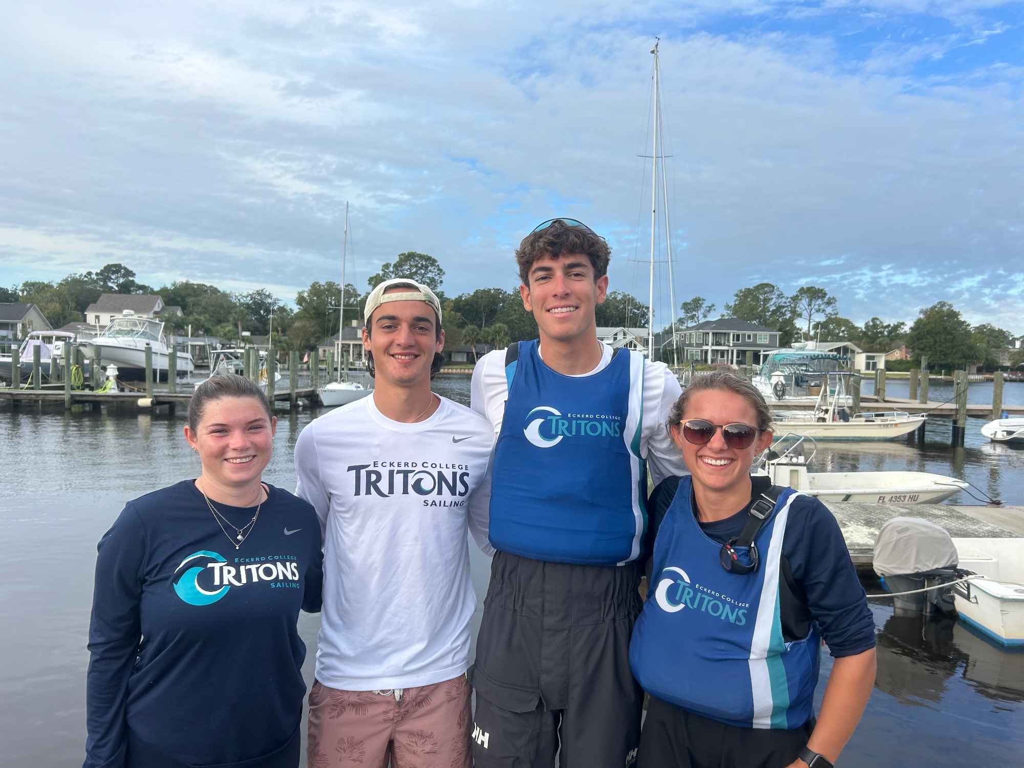Sailors pose for picture at SAISA Open Fleet Championships