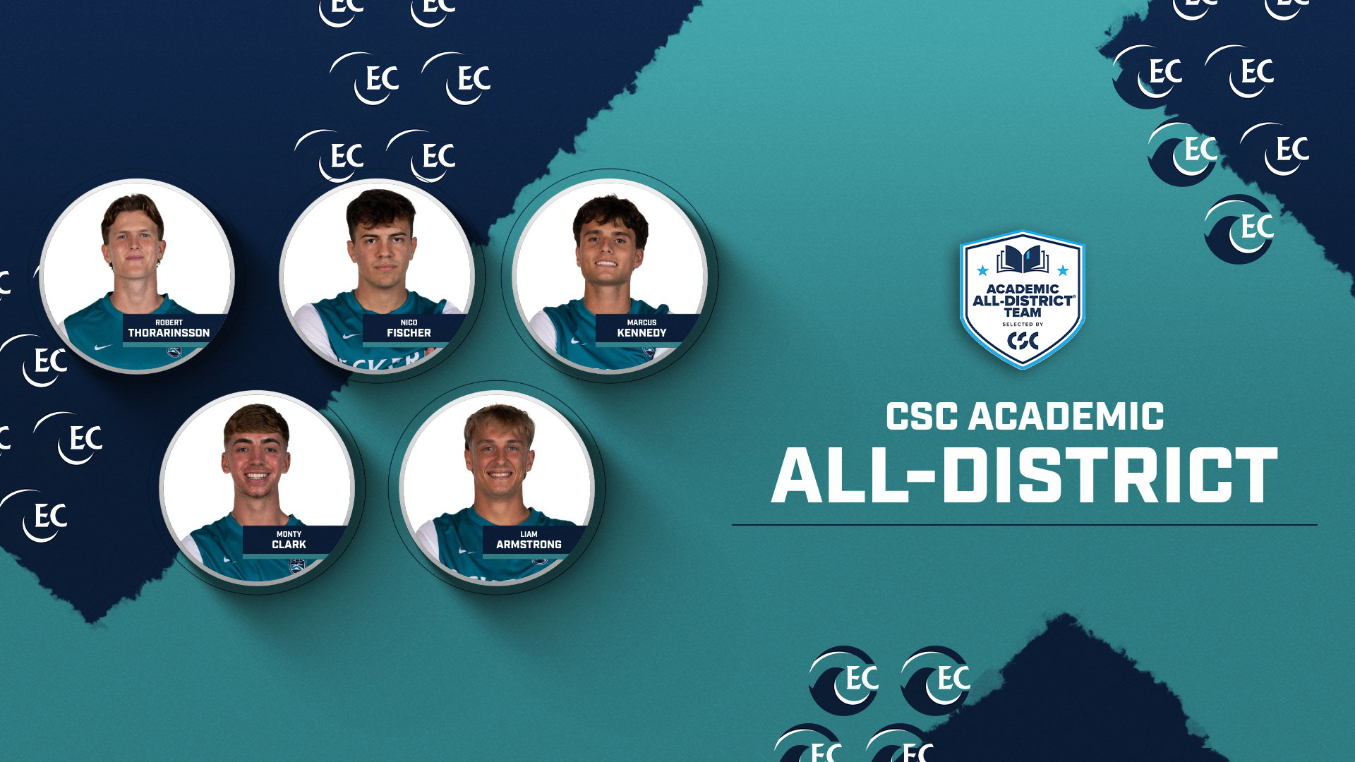 CSC men's soccer All-District 2025