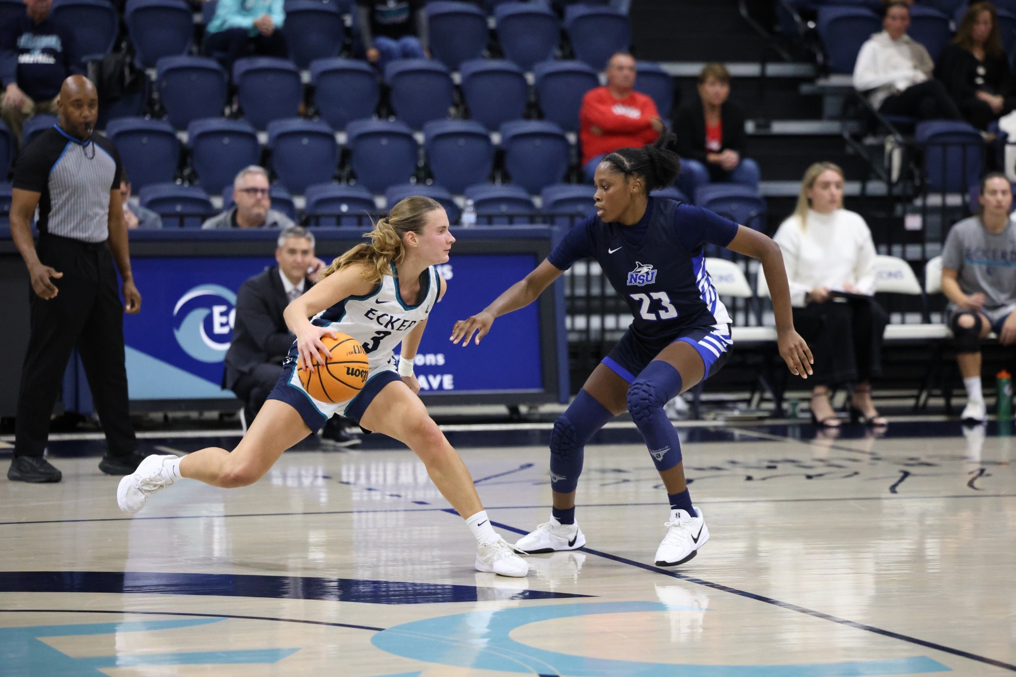 Player bringing ball up