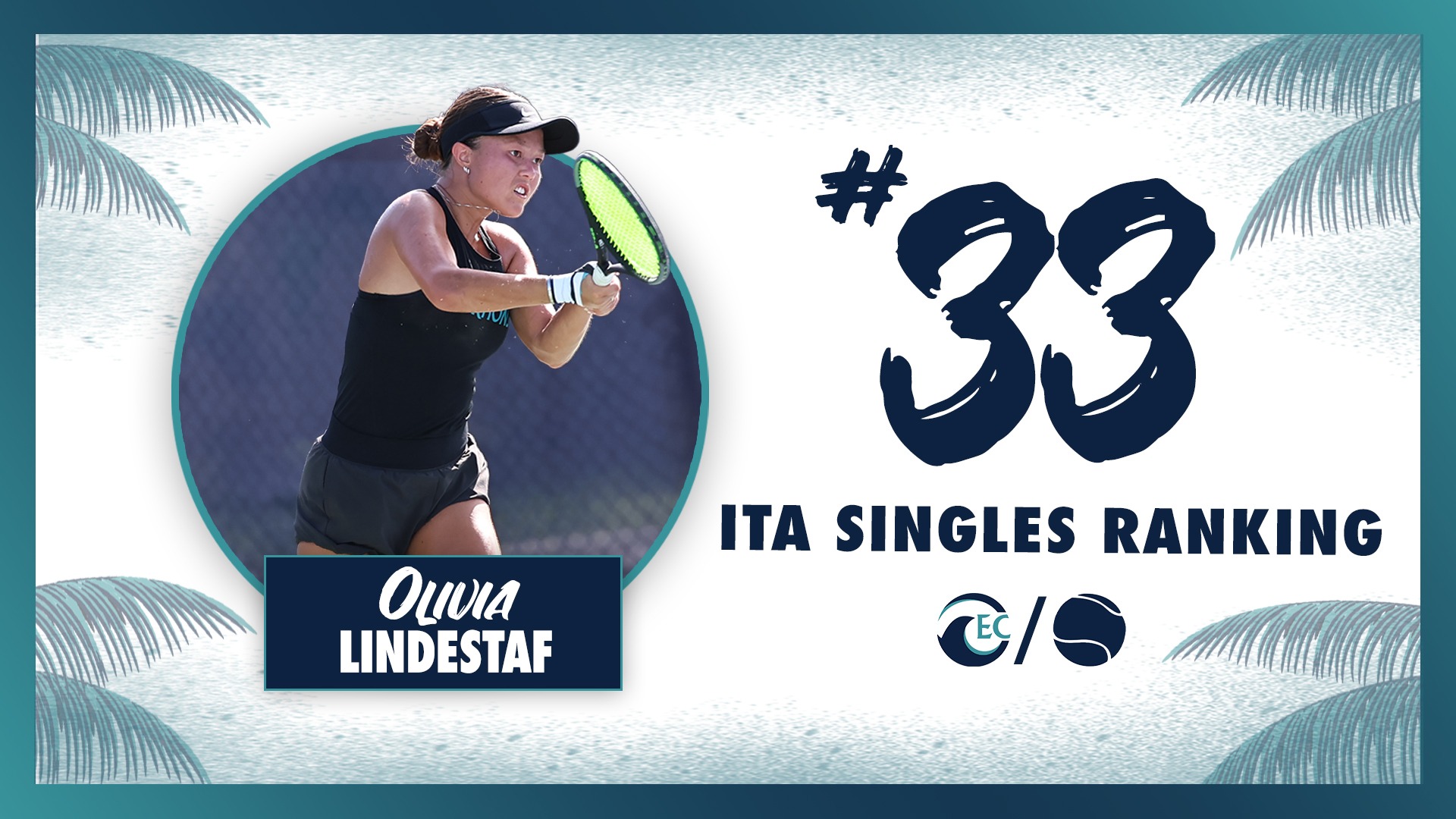 women's tennis player hitting backhand Text