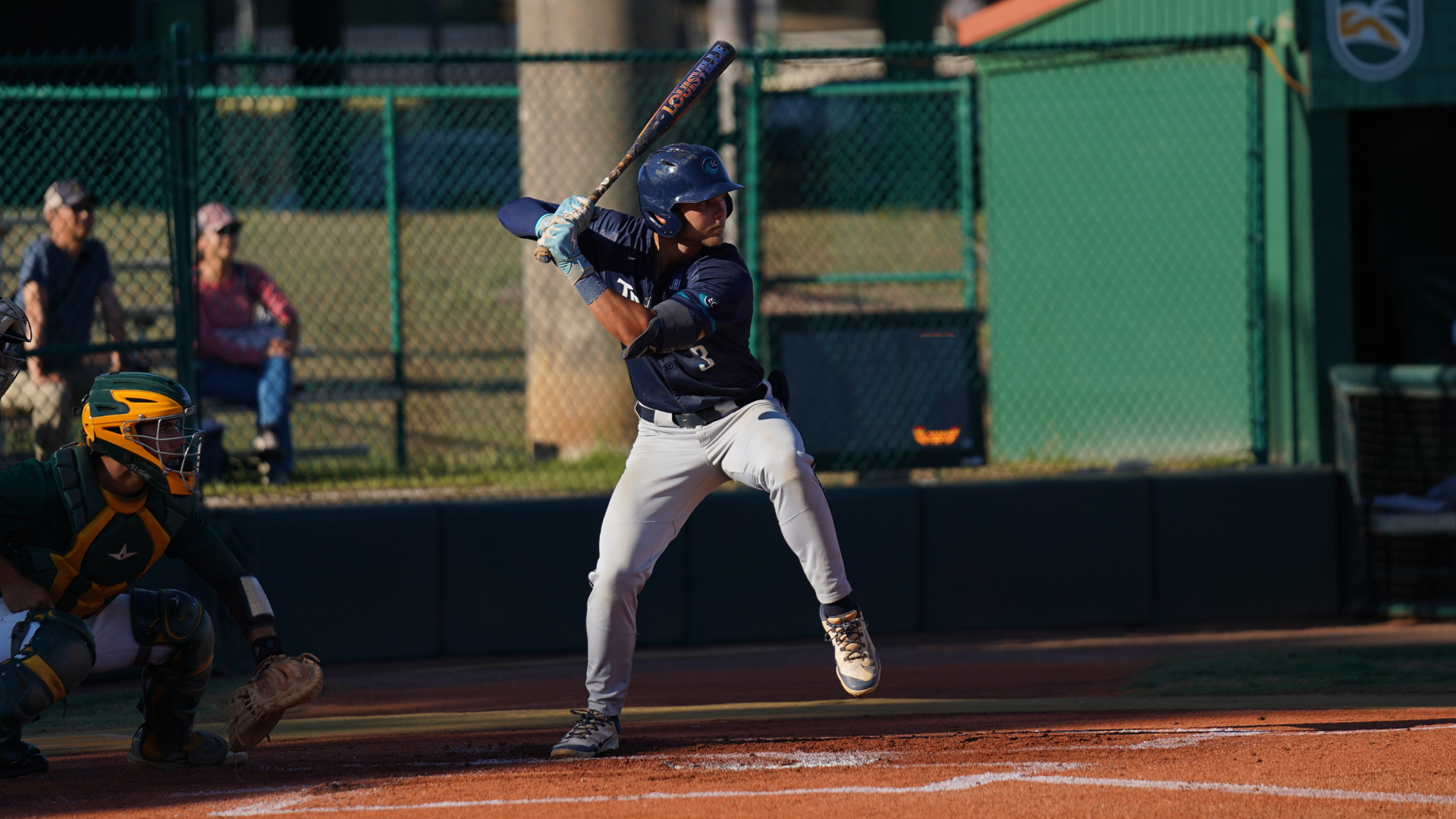 Dawson Jones in batting stance