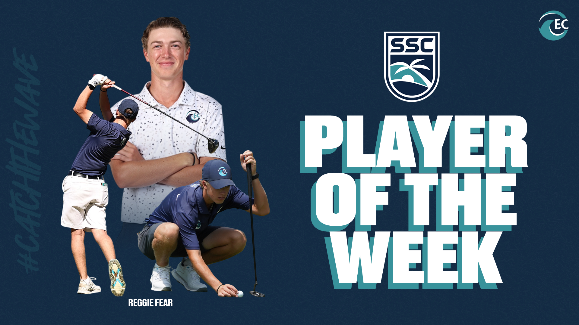 Reggie Fear wins SSC Men's Golfer of the Week