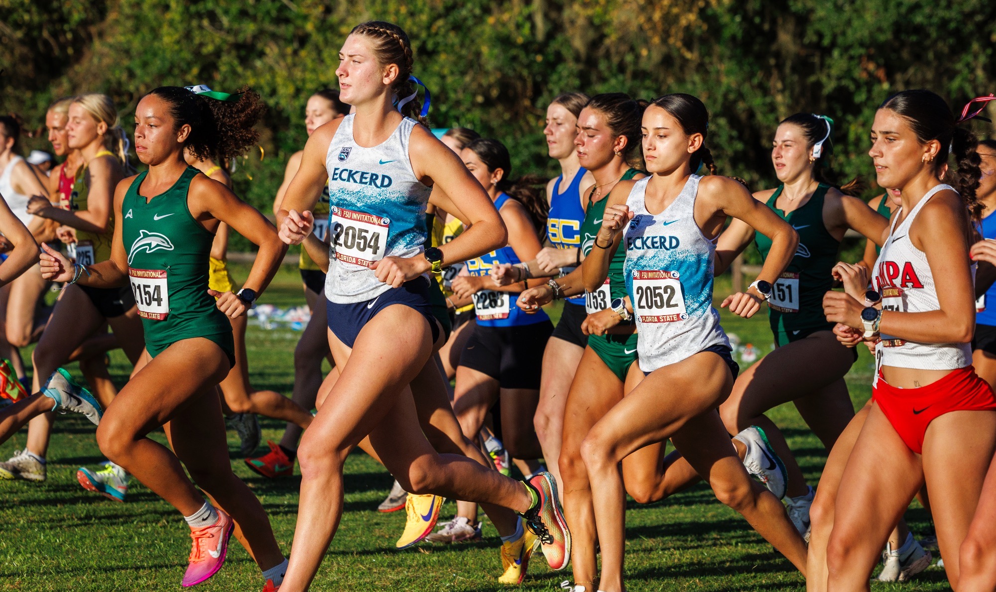 players running race