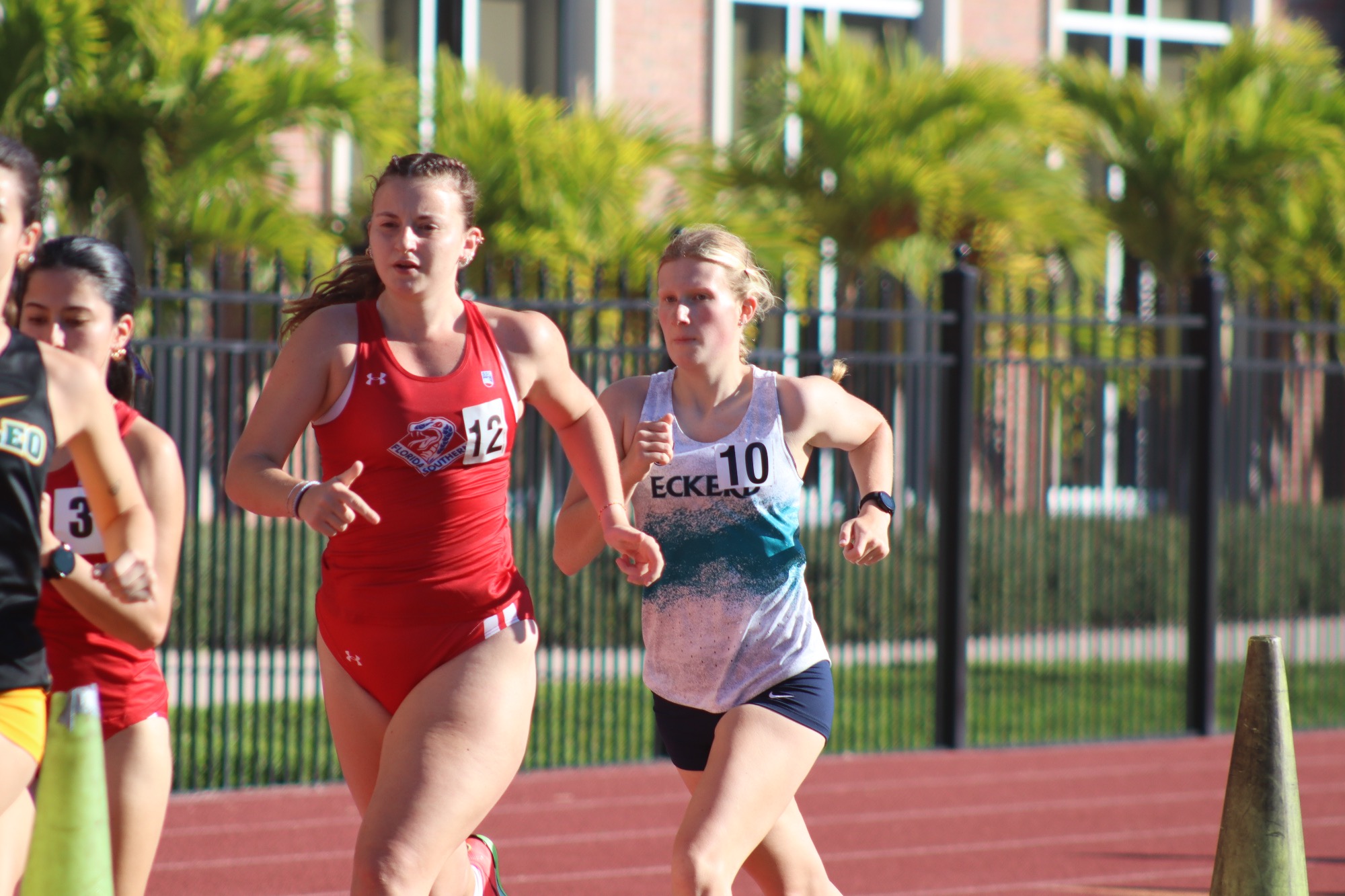 Student-athletes running race